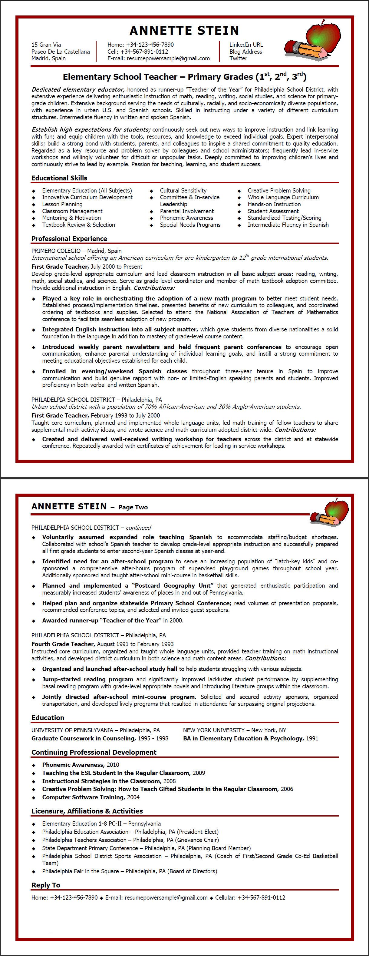 student teacher resume examples on elementary school teacher sample resume resumepower elementary school teacher resume teacher resume elementary teacher resume