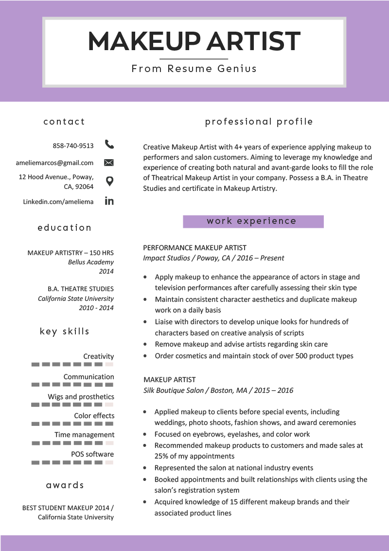mac cosmetics resume on make up artist resume examples makeup artist resume artist resume freelance makeup artist