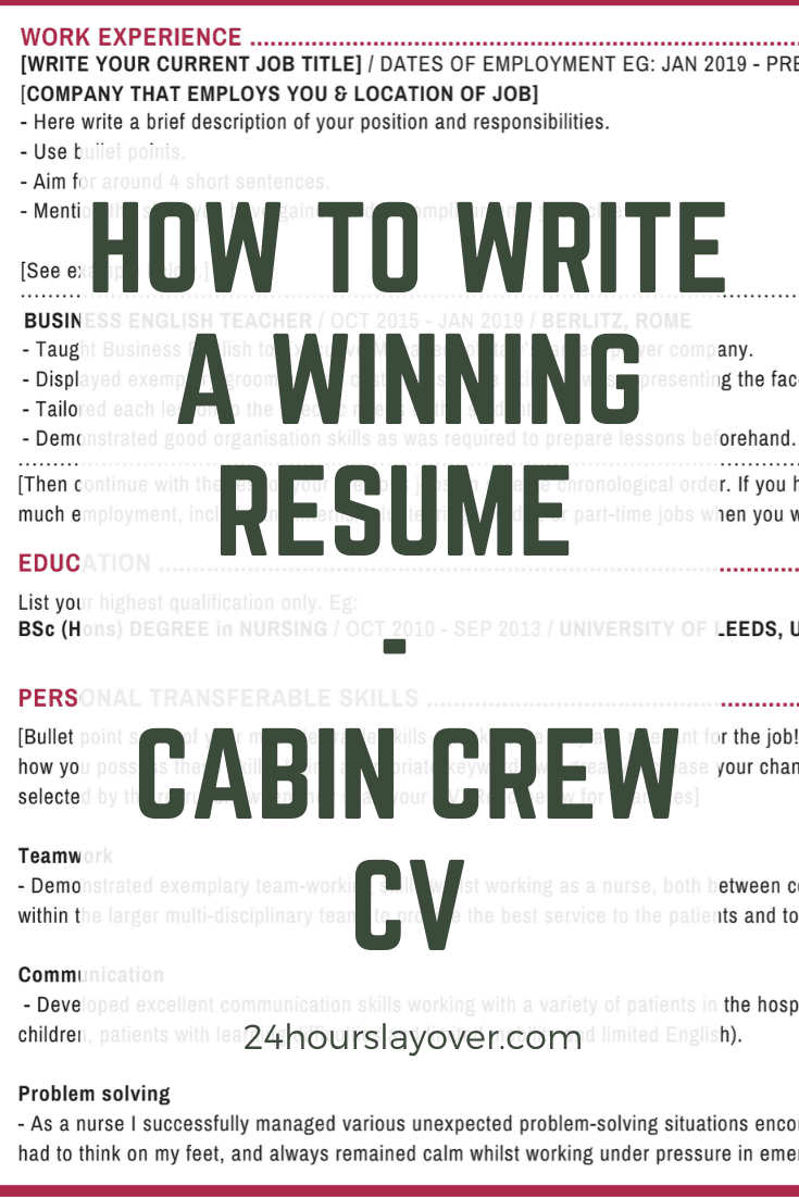 cabin crew cv how to write a winning resume 24 hours layover flight attendant resume flight attendant flight attendant quotes flight attendant resume tips on cabin crew cv how to write a winning resume 24 hours layover flight attendant resume flight attendant flight attendant quotes