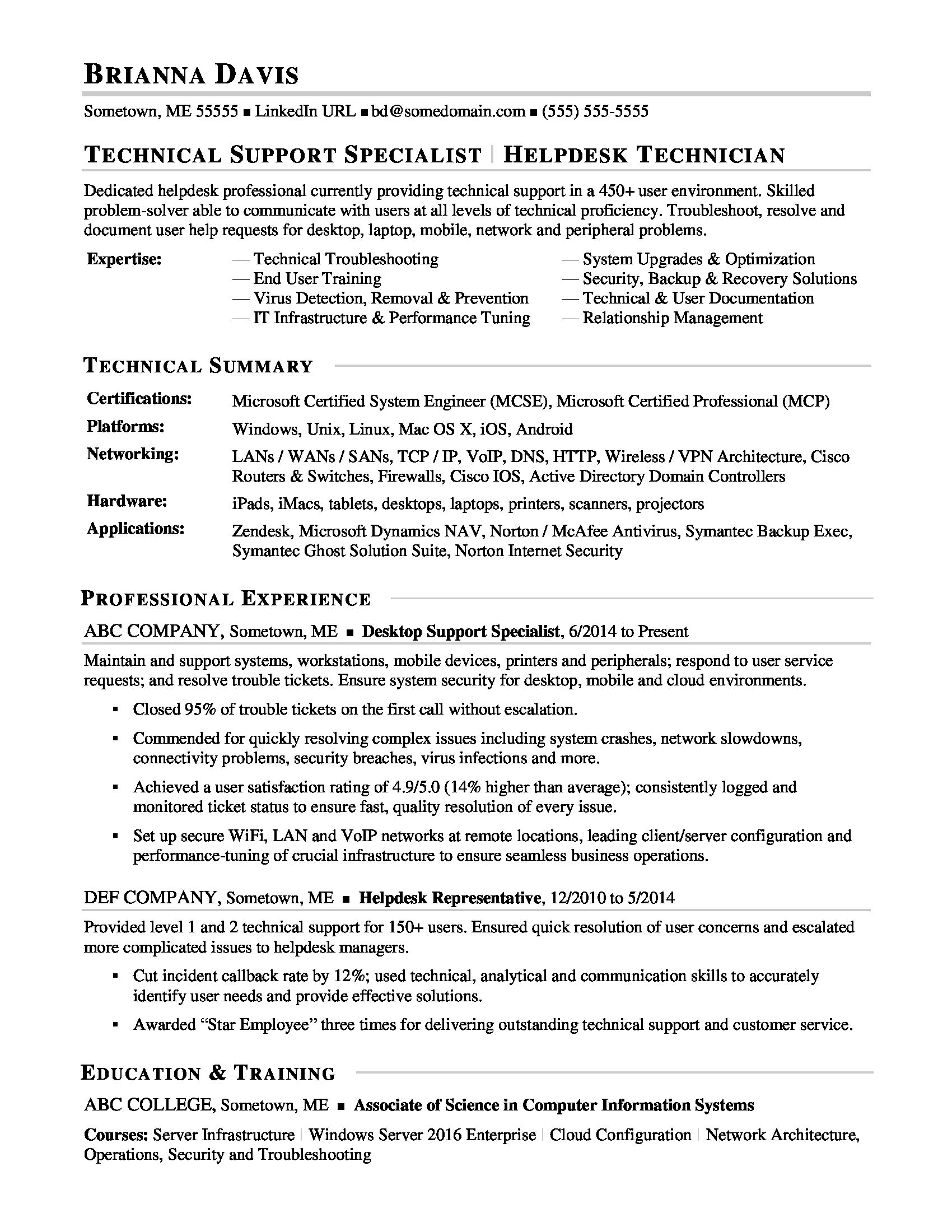 good summary for resume for students on sample resume for experienced it help desk employee resume examples job resume samples basic resume