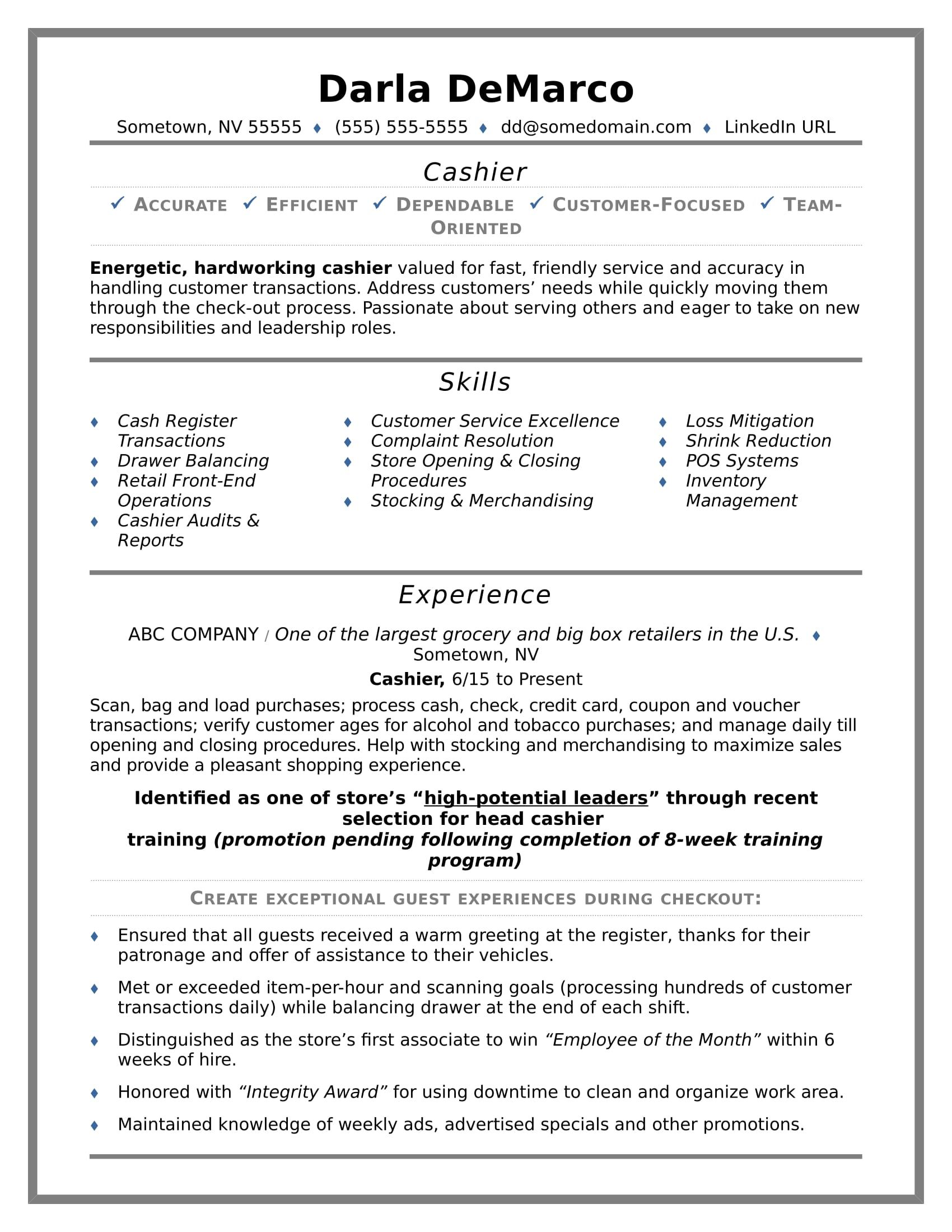 cashier job skills for resume on cashier resume sample job resume examples job resume resume skills