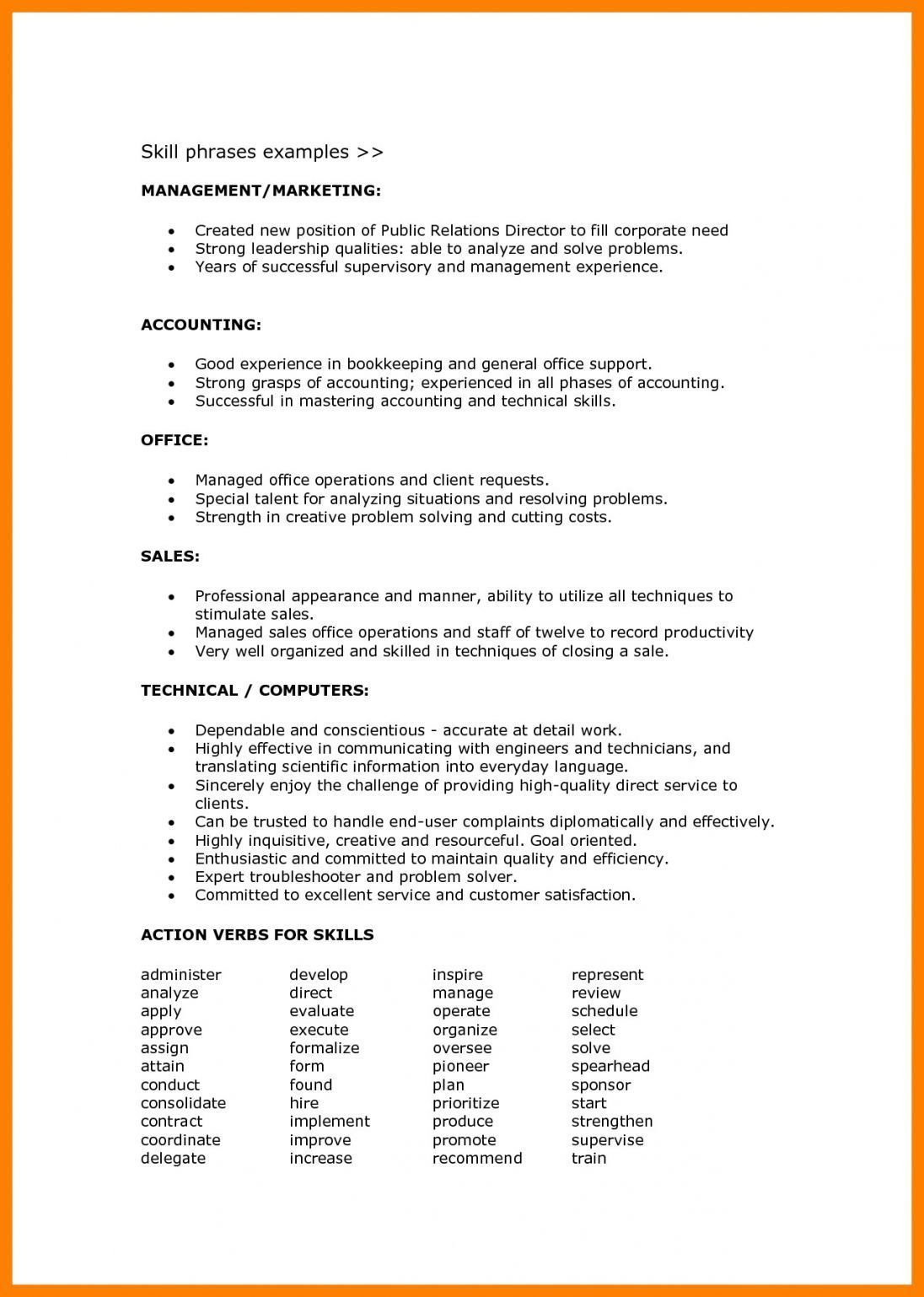 how to describe skills on a resume on resume format skills format resume resumeformat skills job resume examples resume examples resume