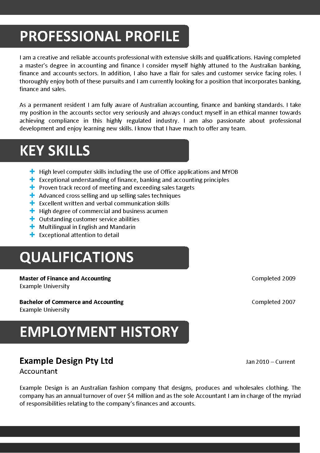 skills to put on resume for accounting on a key to drafting the perfect resume