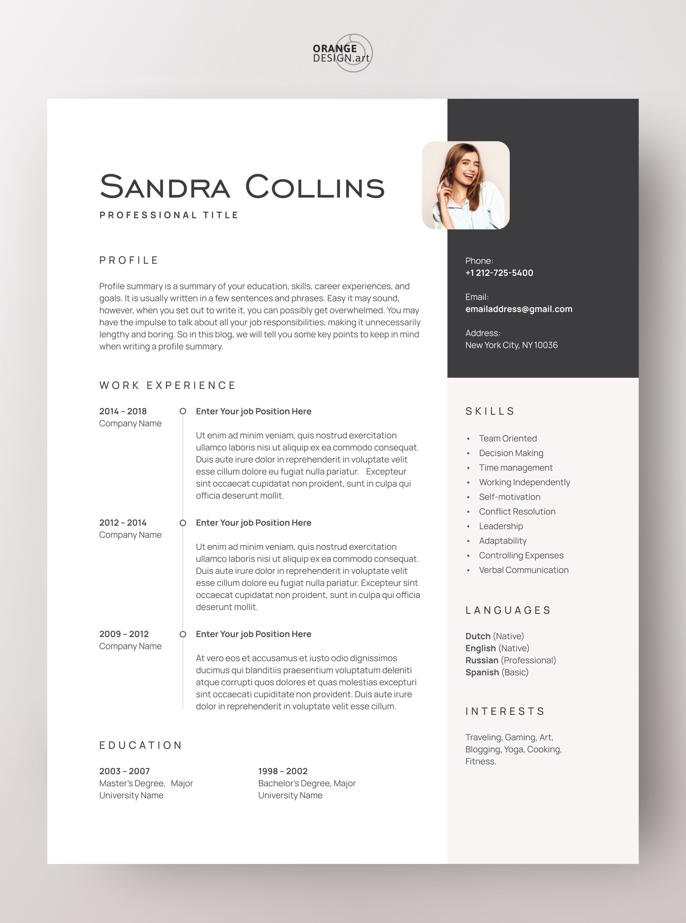 free word resume templates 2021 on professional cv template with photo resume template for word modern resume cv design creative resume curriculum vitae cv 2020 cover in 2021 resume template word cv template professional cv template
