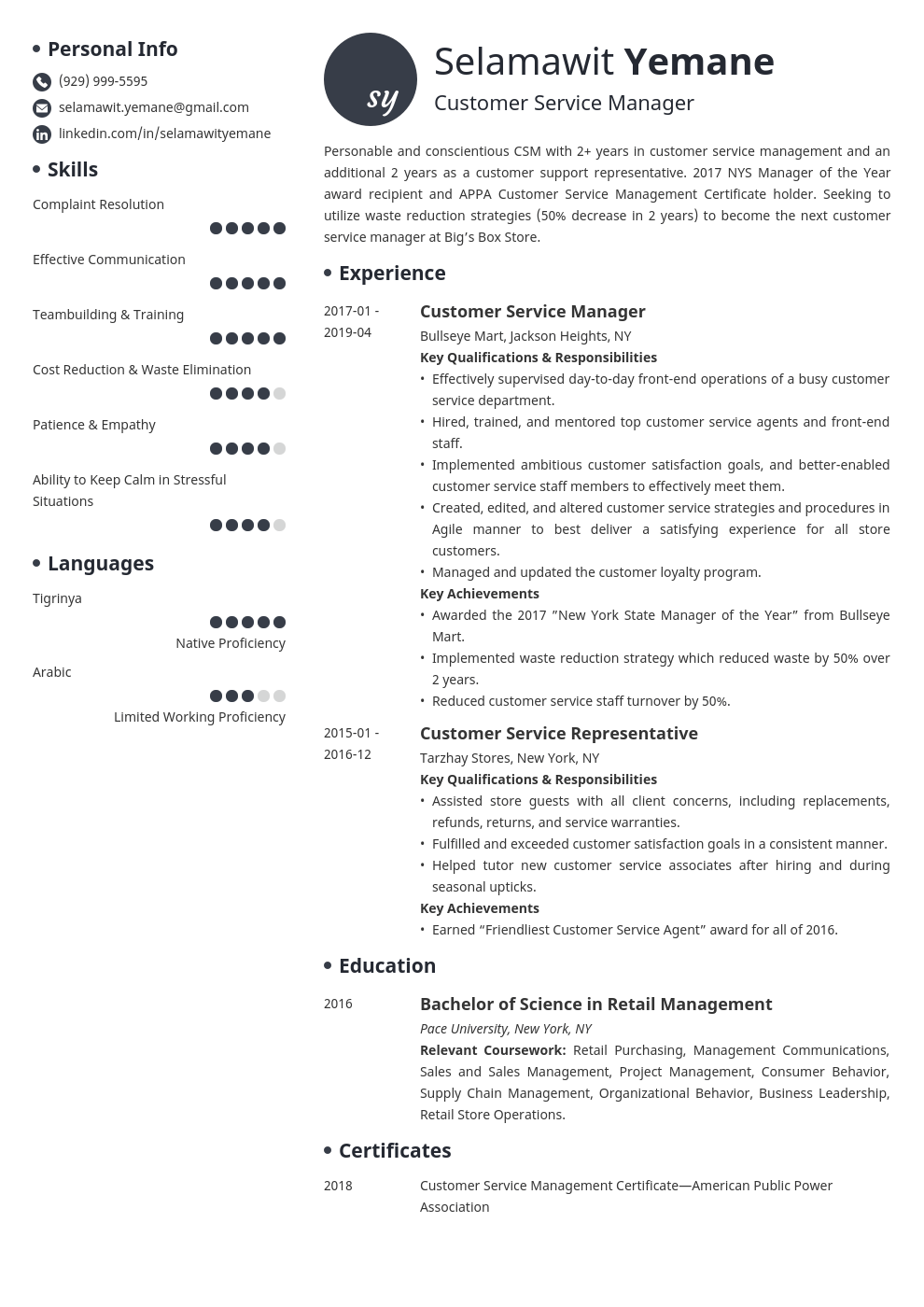 customer service manager on customer service manager resume example template initials manager resume job resume examples resume examples