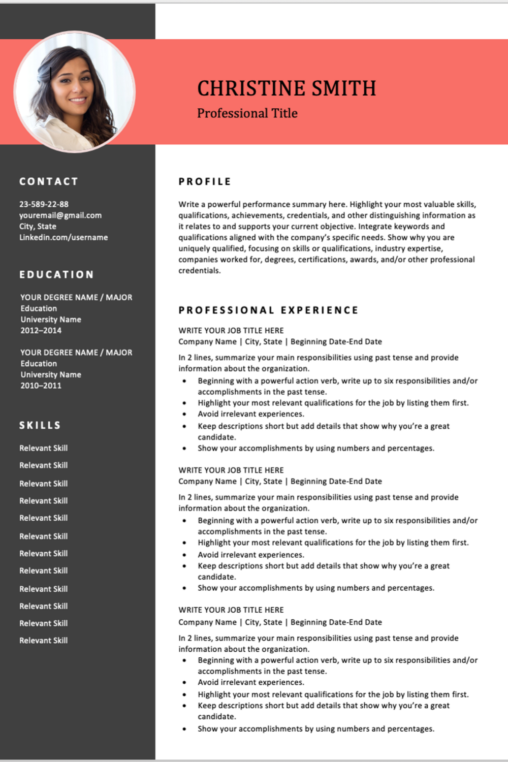 download this professional resume template it includes two pages and a photo you downloadable resume template resume template free free resume template word how to list degrees on resume on download this professional resume template it includes two pages and a photo you downloadable resume template resume template free free resume template word