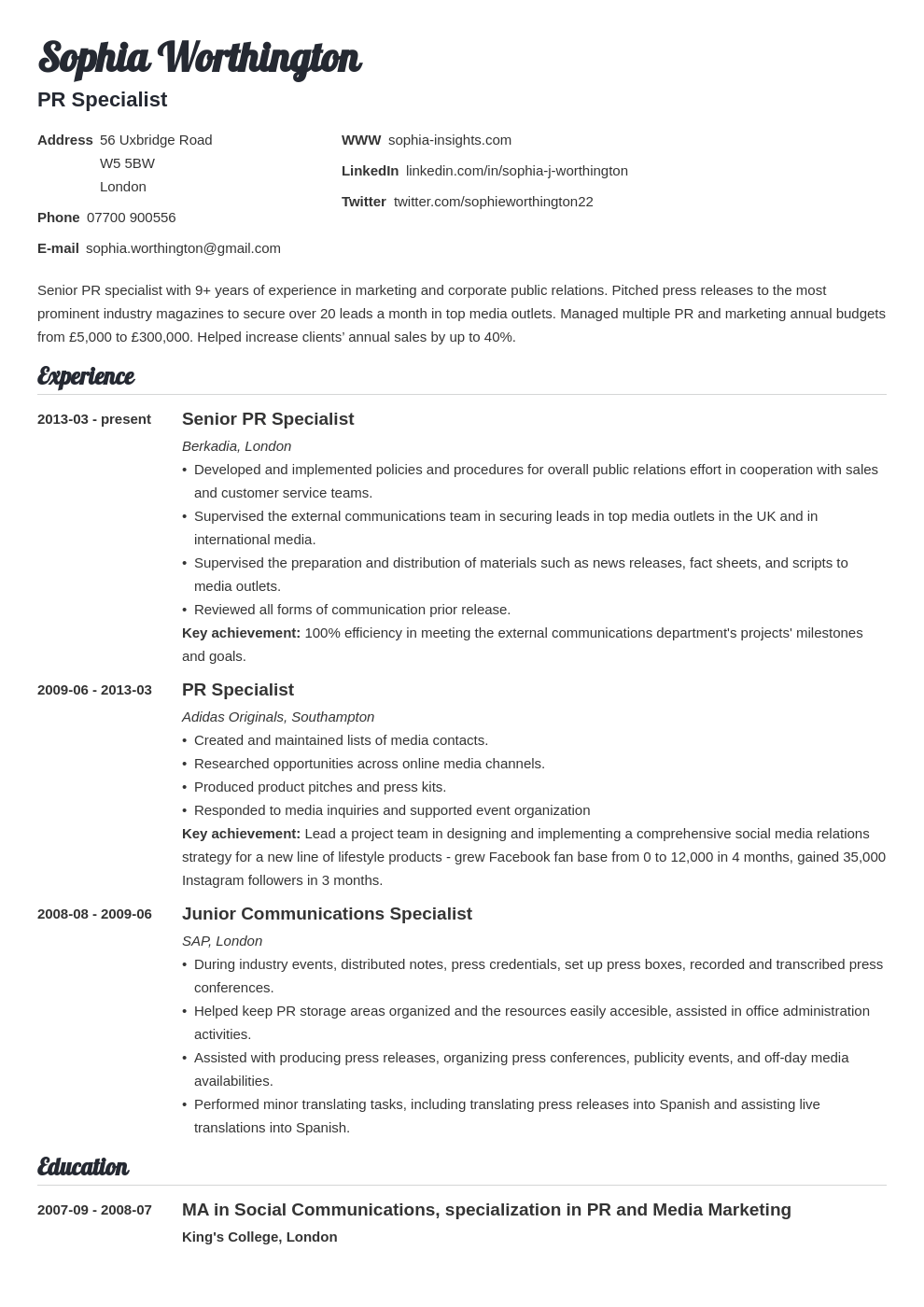 uk cv format template valera cv examples writing a cv public relations best resume profile statement examples on uk cv format template valera cv examples writing a cv public relations
