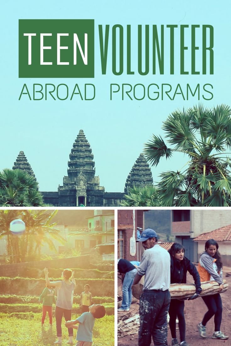 community service programs on volunteer opportunities for teens