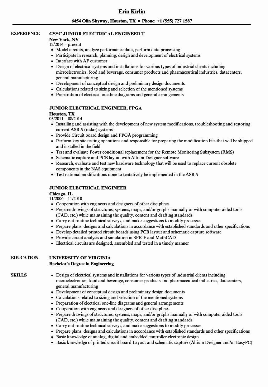 electrical engineer resume sample inspirational junior electrical engineer resume samples resume examples project manager resume job resume examples junior systems administrator resume on electrical engineer resume sample inspirational junior electrical engineer resume samples resume examples project manager resume job resume examples