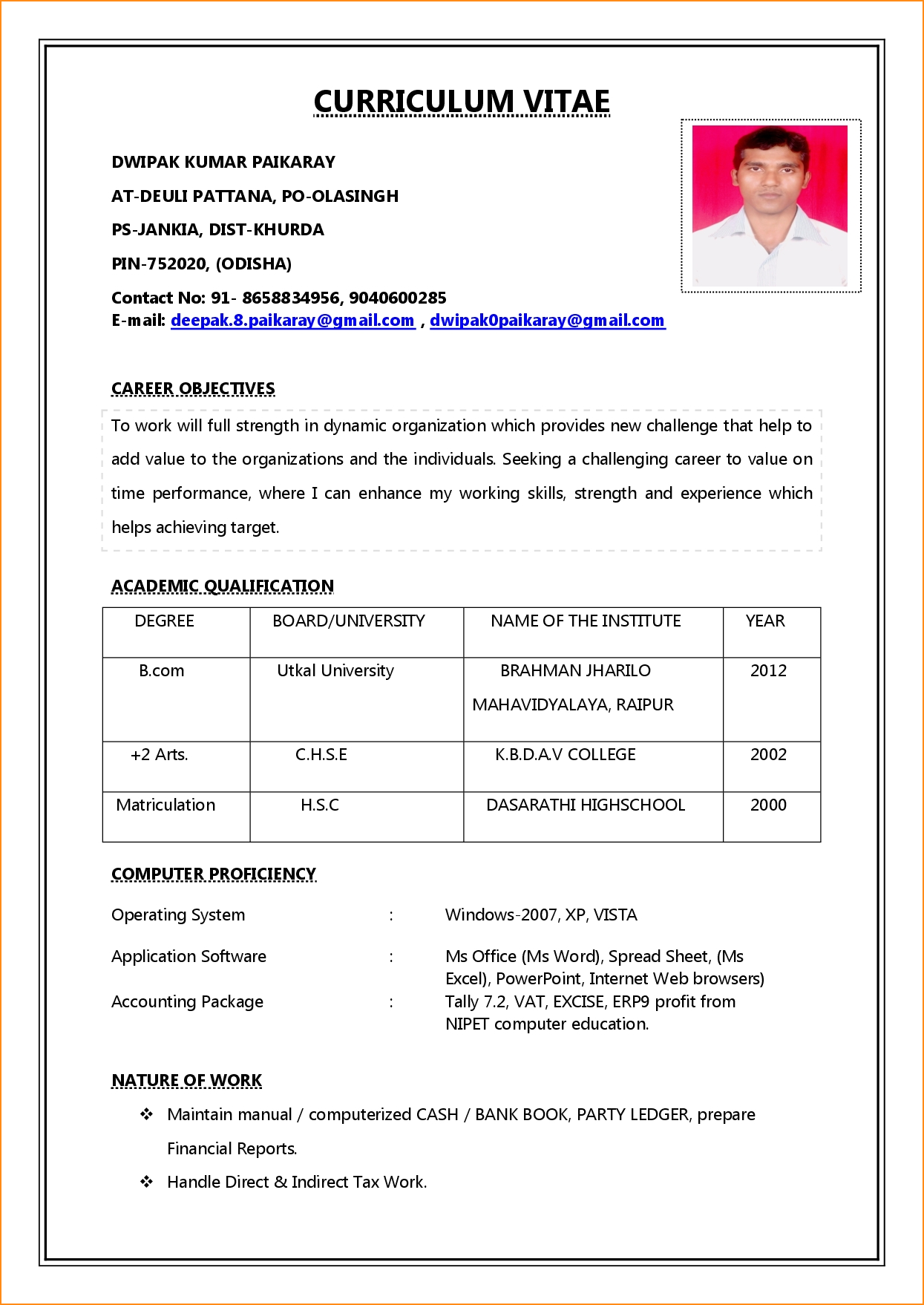 resume format in word in india on resume format job format resume job resume format job resume template sample resume format