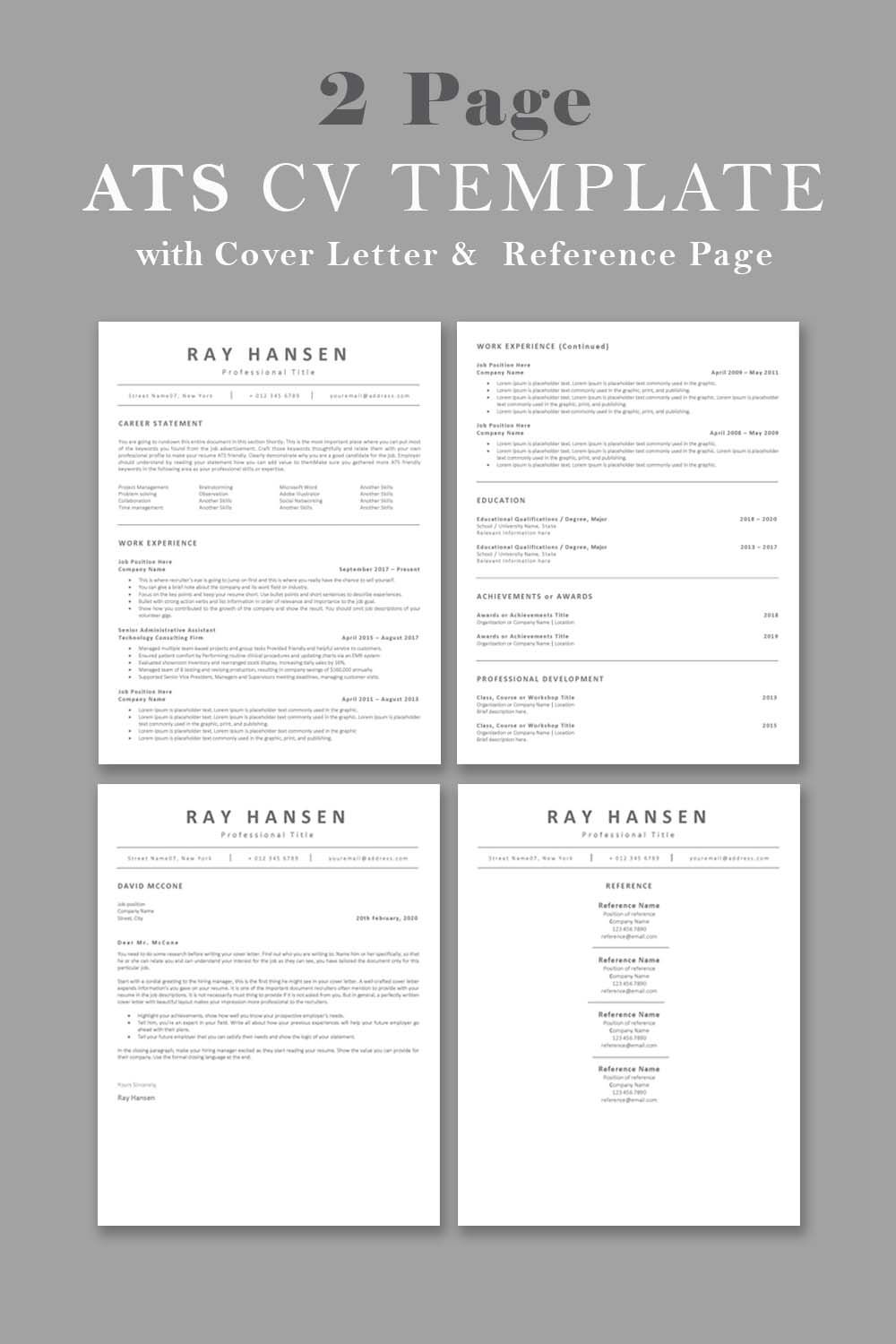 resume for applicant tracking system on ats compatible resume template applicant tracking system etsy resume template functional resume template cv template professional