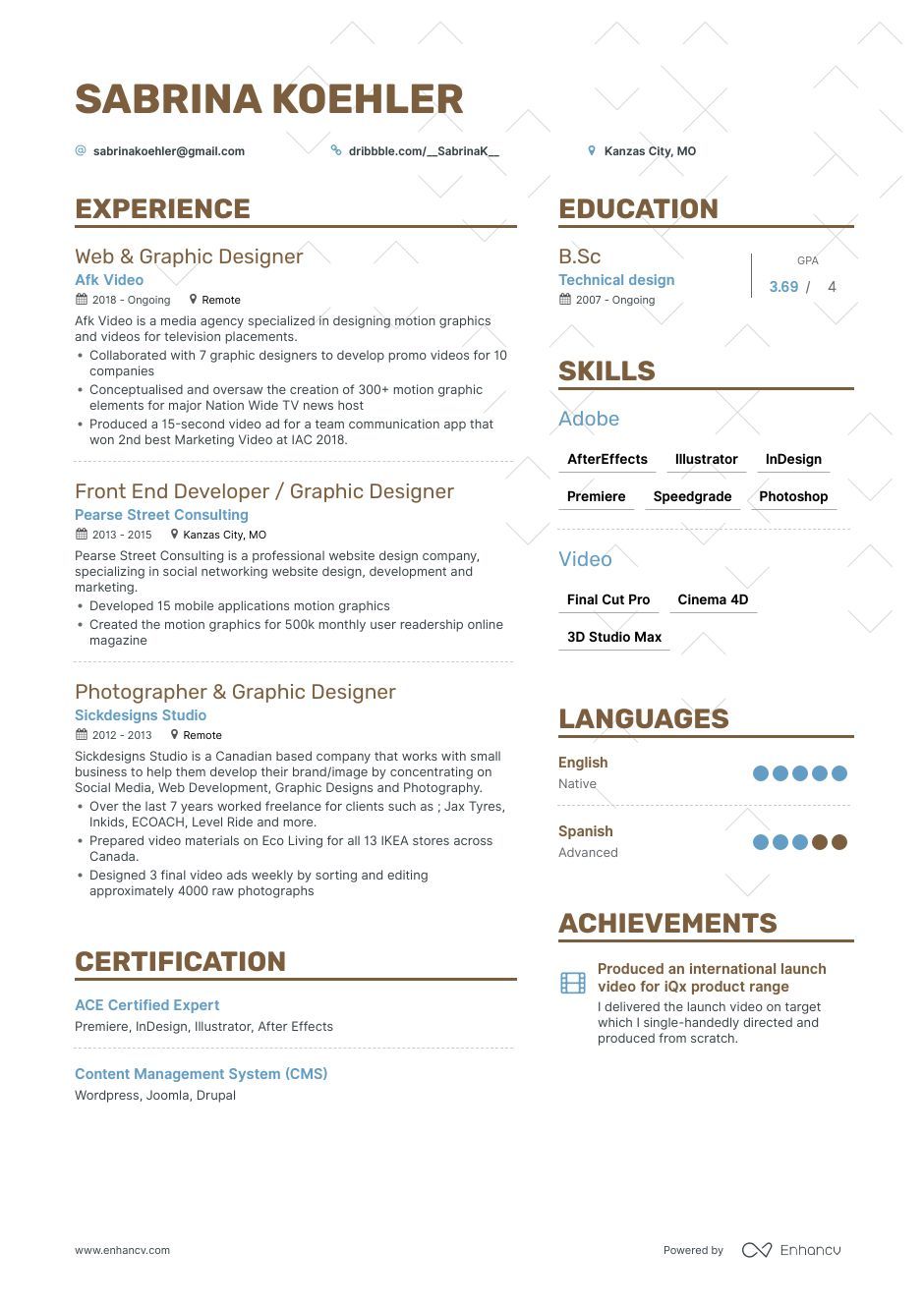 freelance video editor resume on 18 art and design resume examples ideas resume examples resume resume design