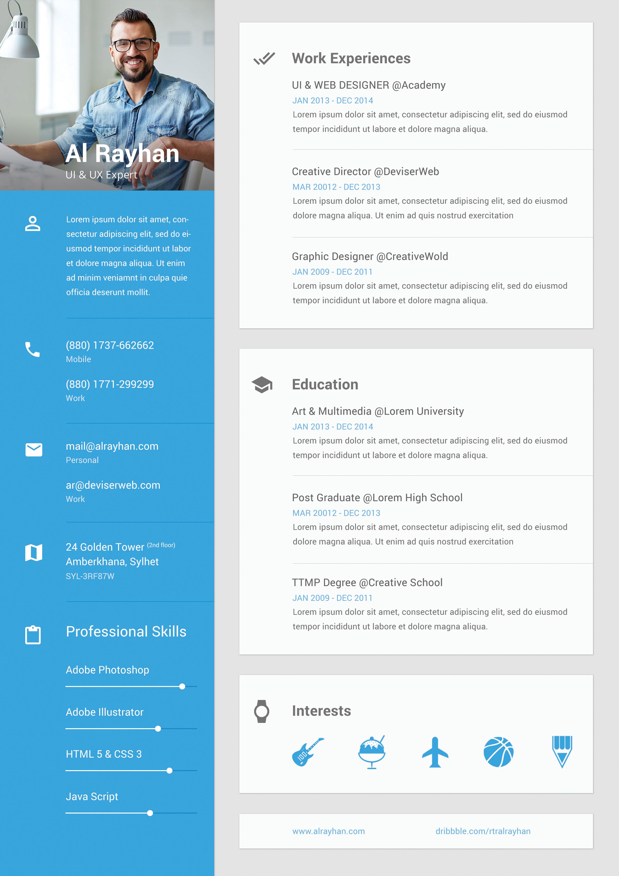 metarial design cv resume jpg by al rayhan resume design free personal resume resume design professional create personal website for resume on metarial design cv resume jpg by al rayhan resume design free personal resume resume design professional