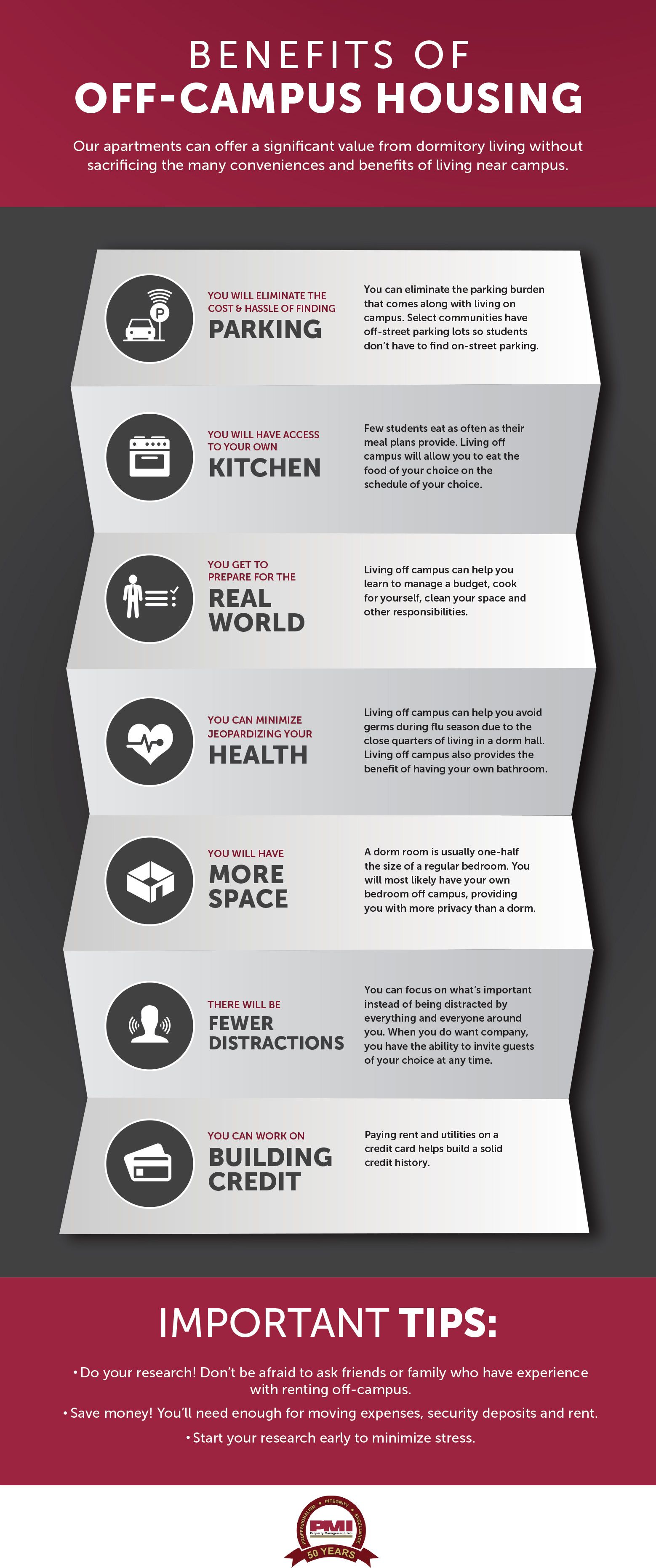 housing for graduate students on the benefits of off campus housing college collegelife freshman sophomore junior senior seniorlife adulting apa campus student life campus apartment