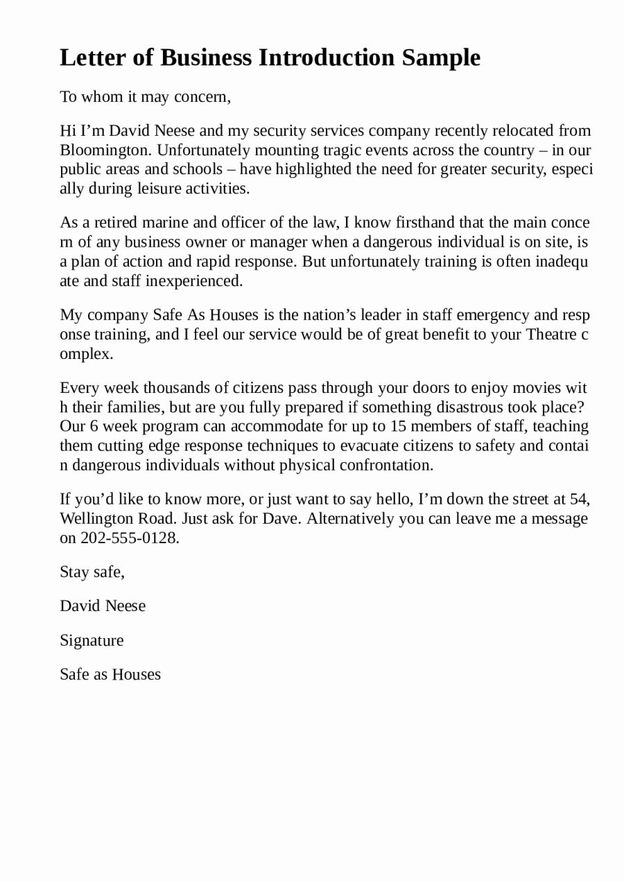 introduction letter for business on letter of introduction template unique 5 business introduction letter templates formats introduction letter letter templates letter templates free