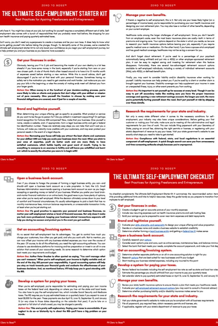self employed job description on the ultimate self employment starter kit self employment self employment