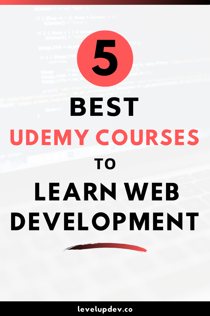 web development courses on top 5 udemy courses to become a web developer learn web development web development learning web