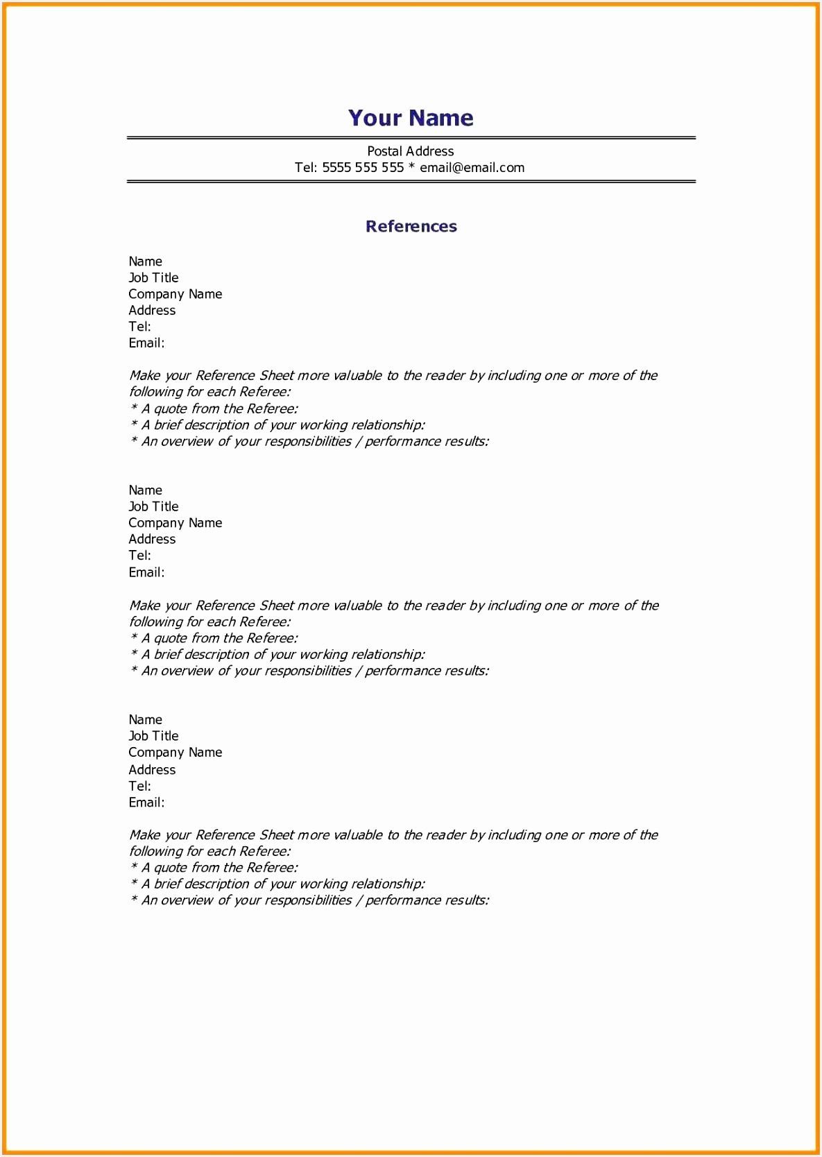 reference page for resume on example reference in resume in 2021 reference page for resume resume references job reference