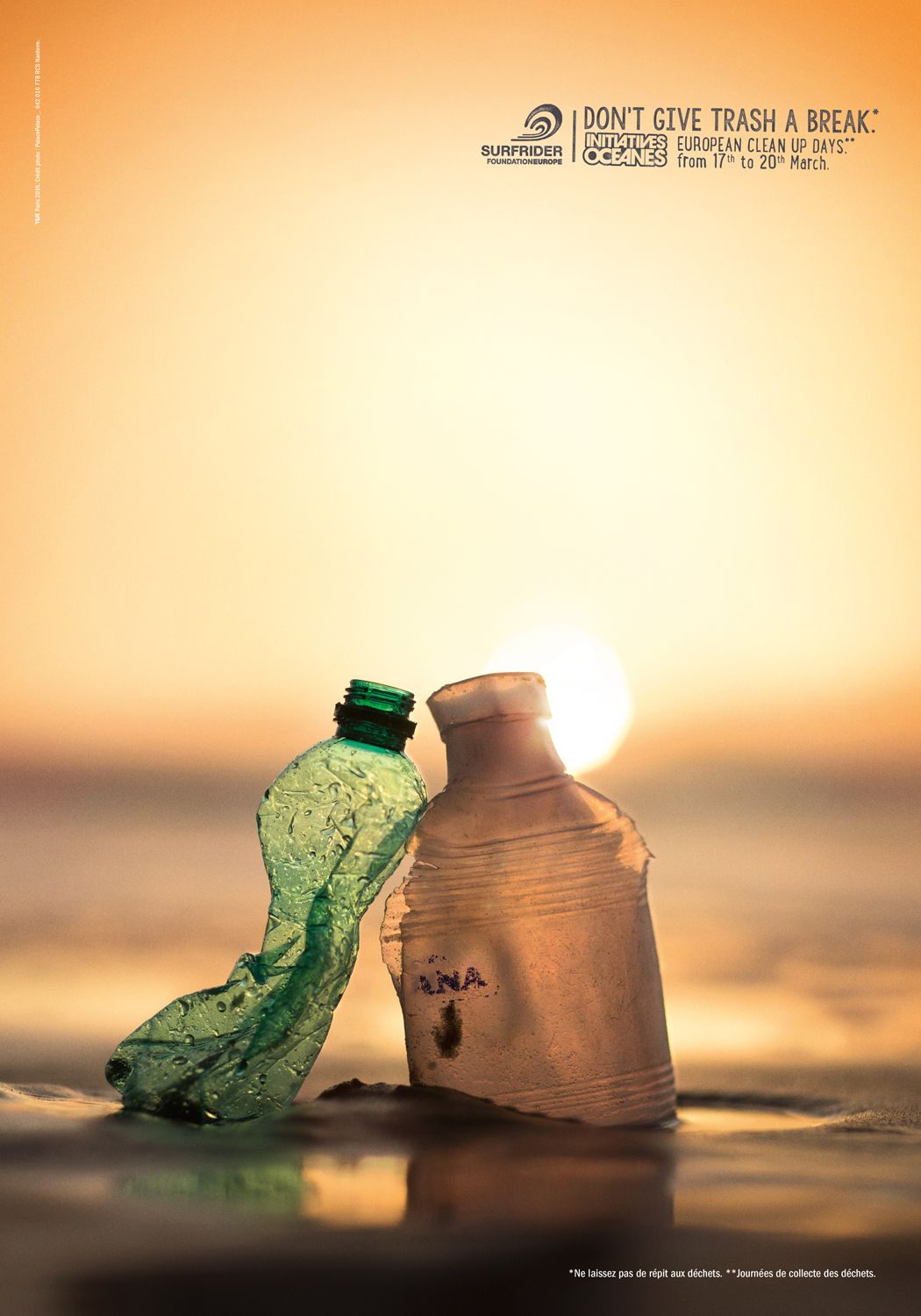 art director agency on surfrider foundation sunset grafici natura pubblicita