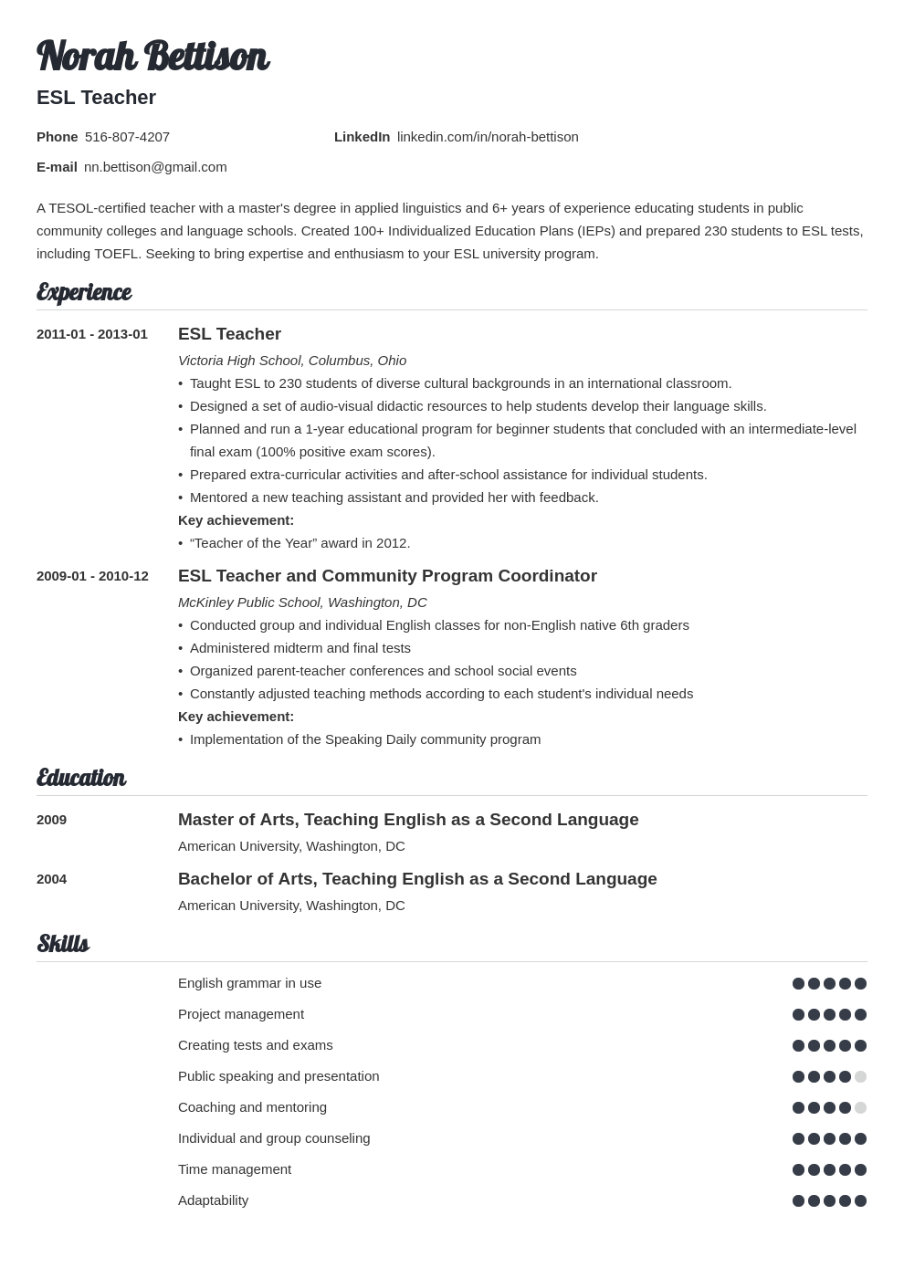 camp counselor duties on esl teacher resume example template valera teacher resume examples esl teachers teacher resume template