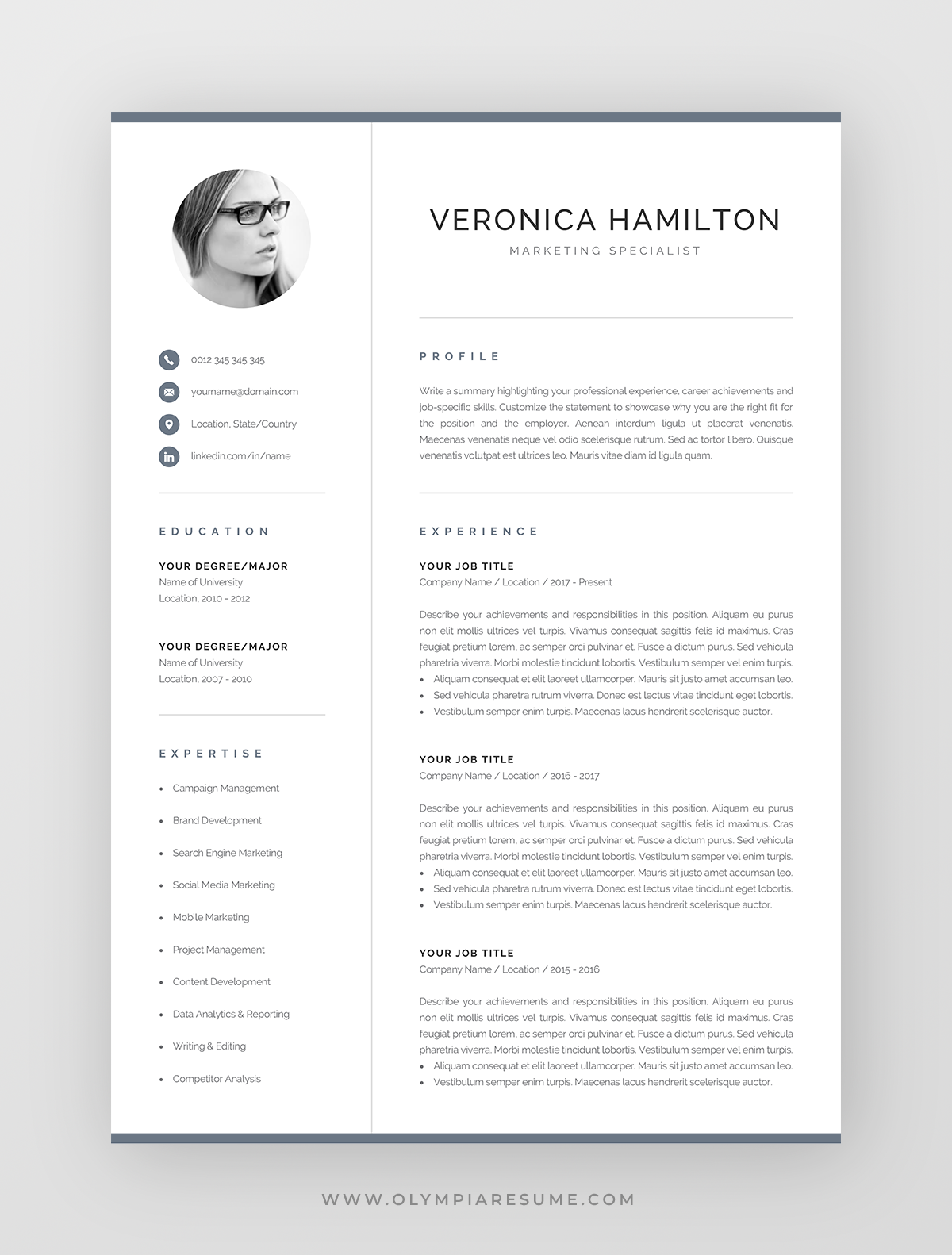 professional cv template with photo modern photo resume etsy in 2021 cv template professional cv template resume design template 2 page resume template on professional cv template with photo modern photo resume etsy in 2021 cv template professional cv template resume design template