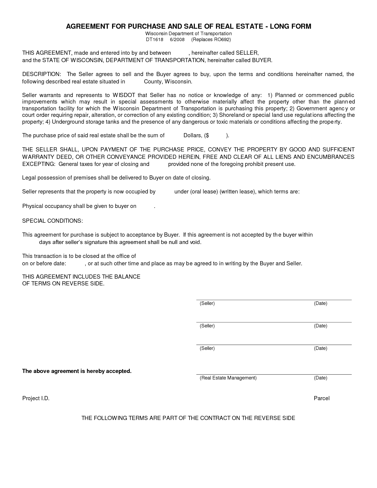 free sales agreement template on agreement to purchase real estate form free free printable documents real estate contract purchase agreement contract template