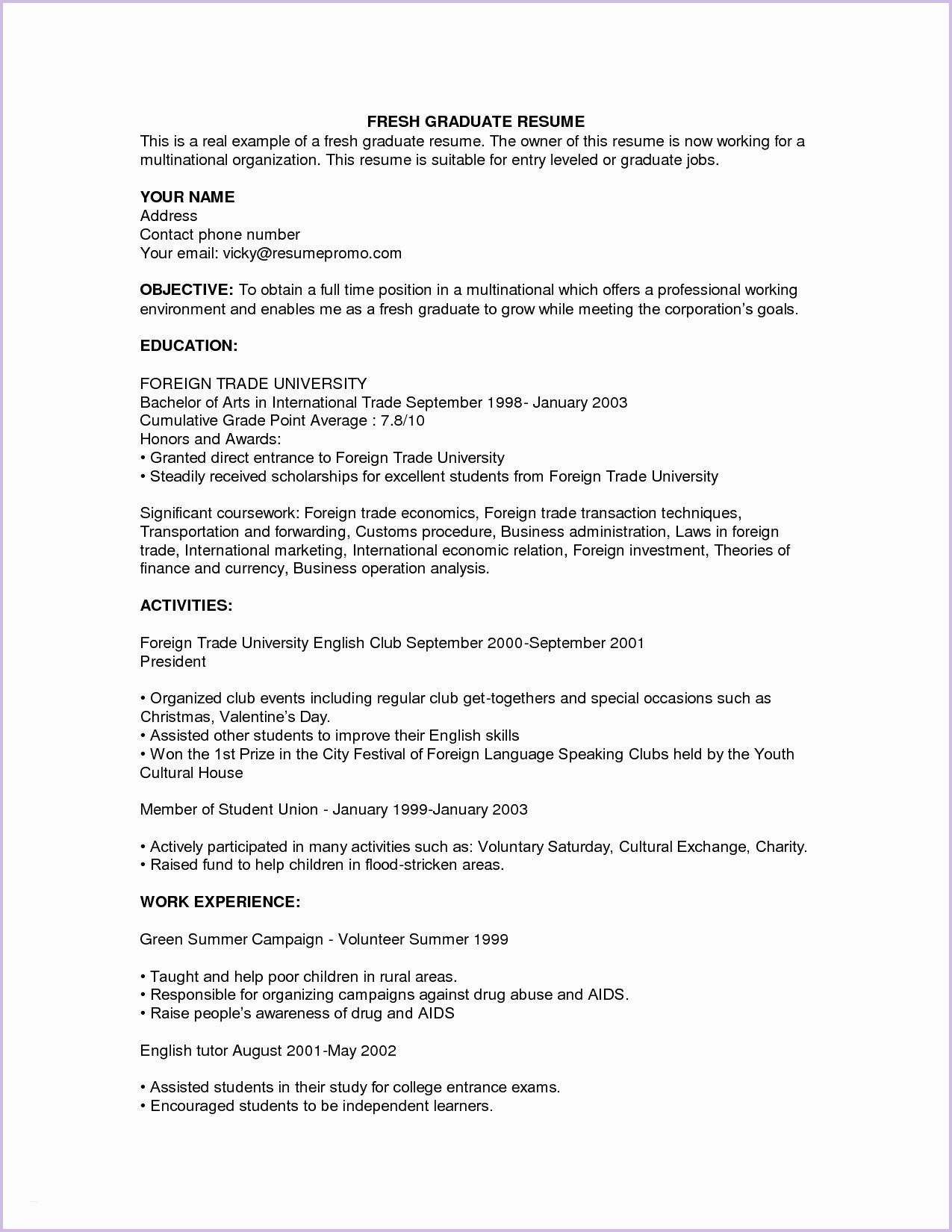foreign language resume on objective in resume for fresh graduate job resume samples student resume template best resume format