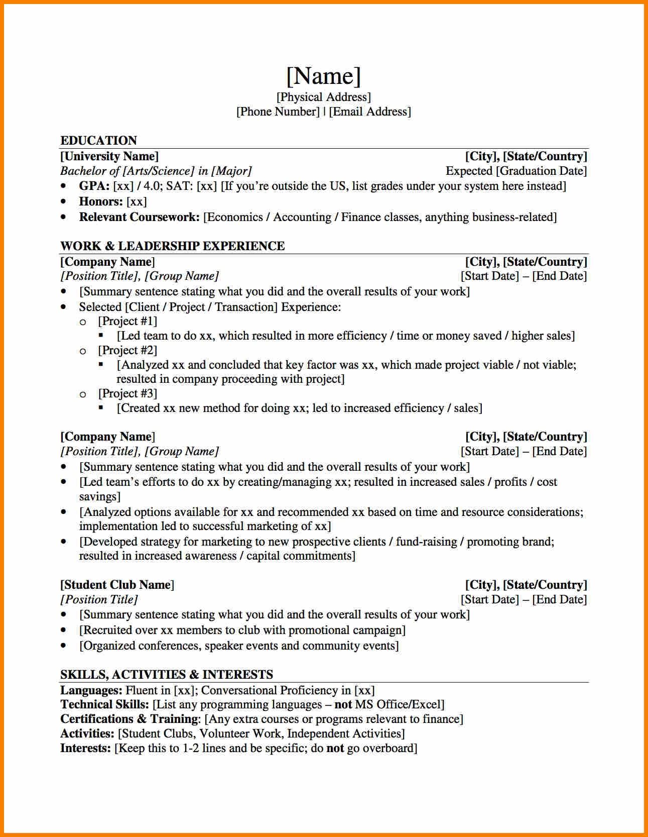 how to put expected graduation on resume on 27 cover letter investment banking cover letter investment banking cover letter examples uk bank fiustk resume examples student resume job resume