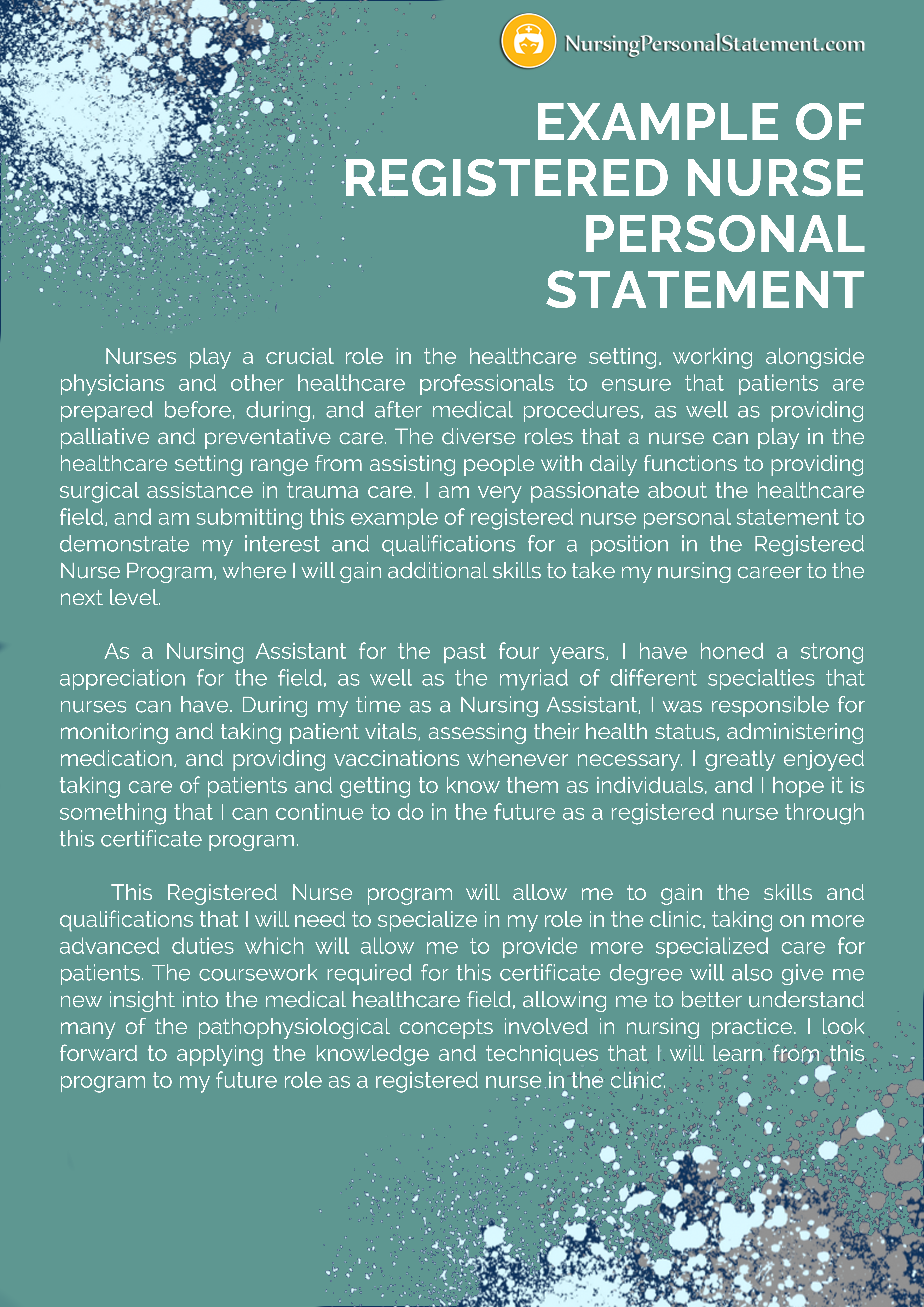 new grad rn residency programs on example of registered nurse personal statement personal statement examples personal statement nursing portfolio