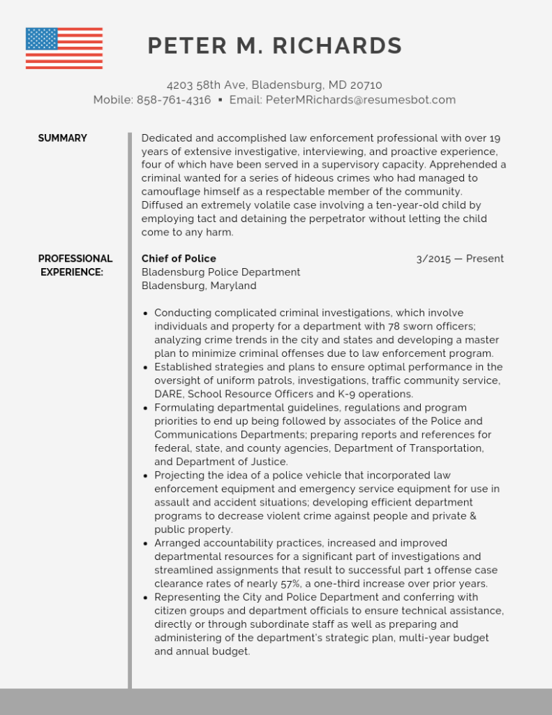 law enforcement resume samples pdf on police chief resume samples templates pdf doc 2021 police chief resumes bot resume template examples resume examples resume