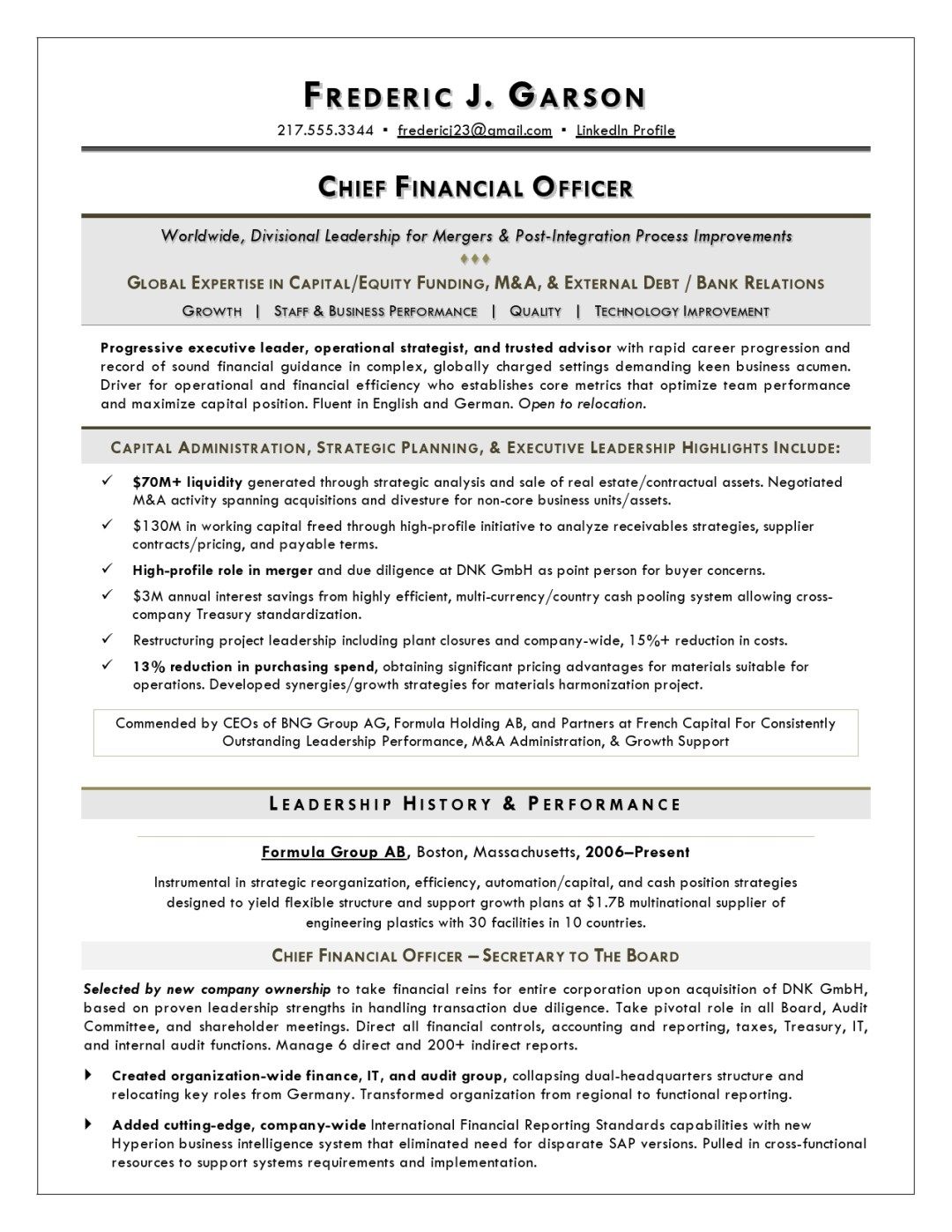 cfo resume sample page 1 executive resume resume examples cover letter for resume executive leadership resume examples on cfo resume sample page 1 executive resume resume examples cover letter for resume