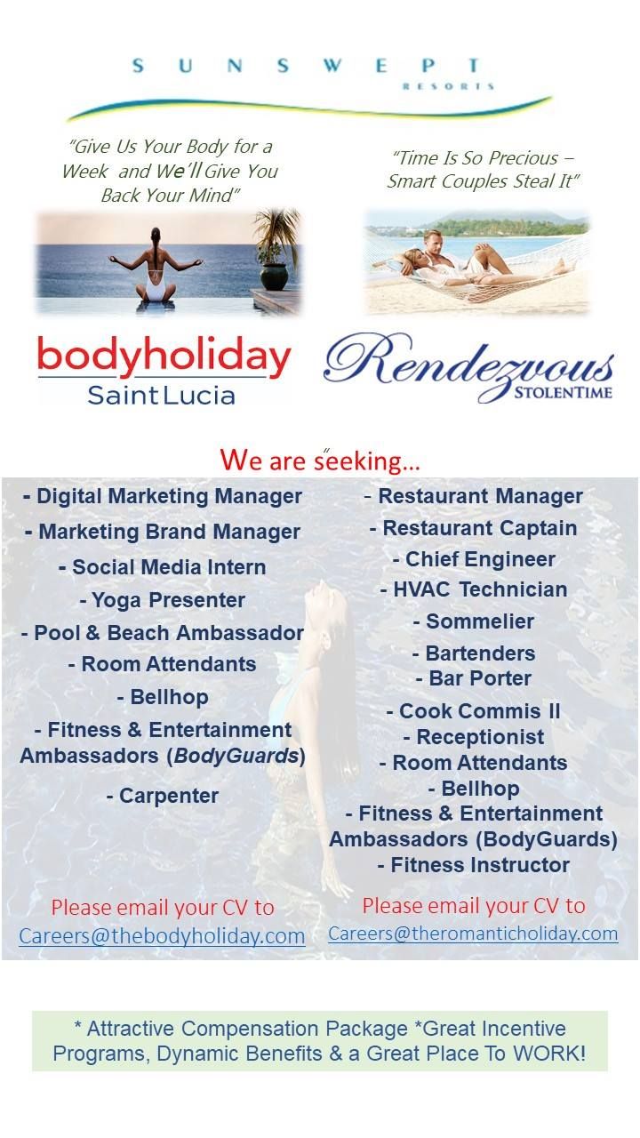 careers restaurant management on sunswept resorts caribbean jobs online jobs digital marketing manager