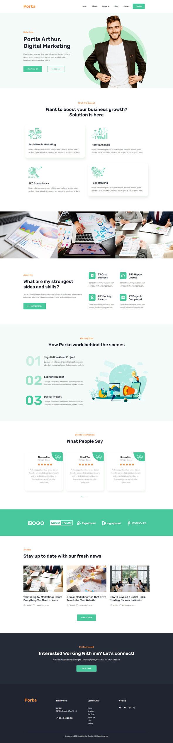 porka digital marketing personal portfolio elementor template kit in 2021 digital marketing personal portfolio portfolio website design personal resume website examples on porka digital marketing personal portfolio elementor template kit in 2021 digital marketing personal portfolio portfolio website design