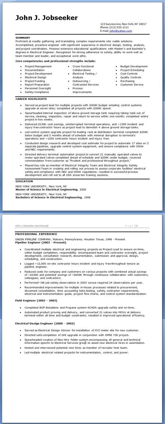 electrical engineer resume objective examples on electrical engineer resume sample doc experienced engineering resume electrical engineering download resume