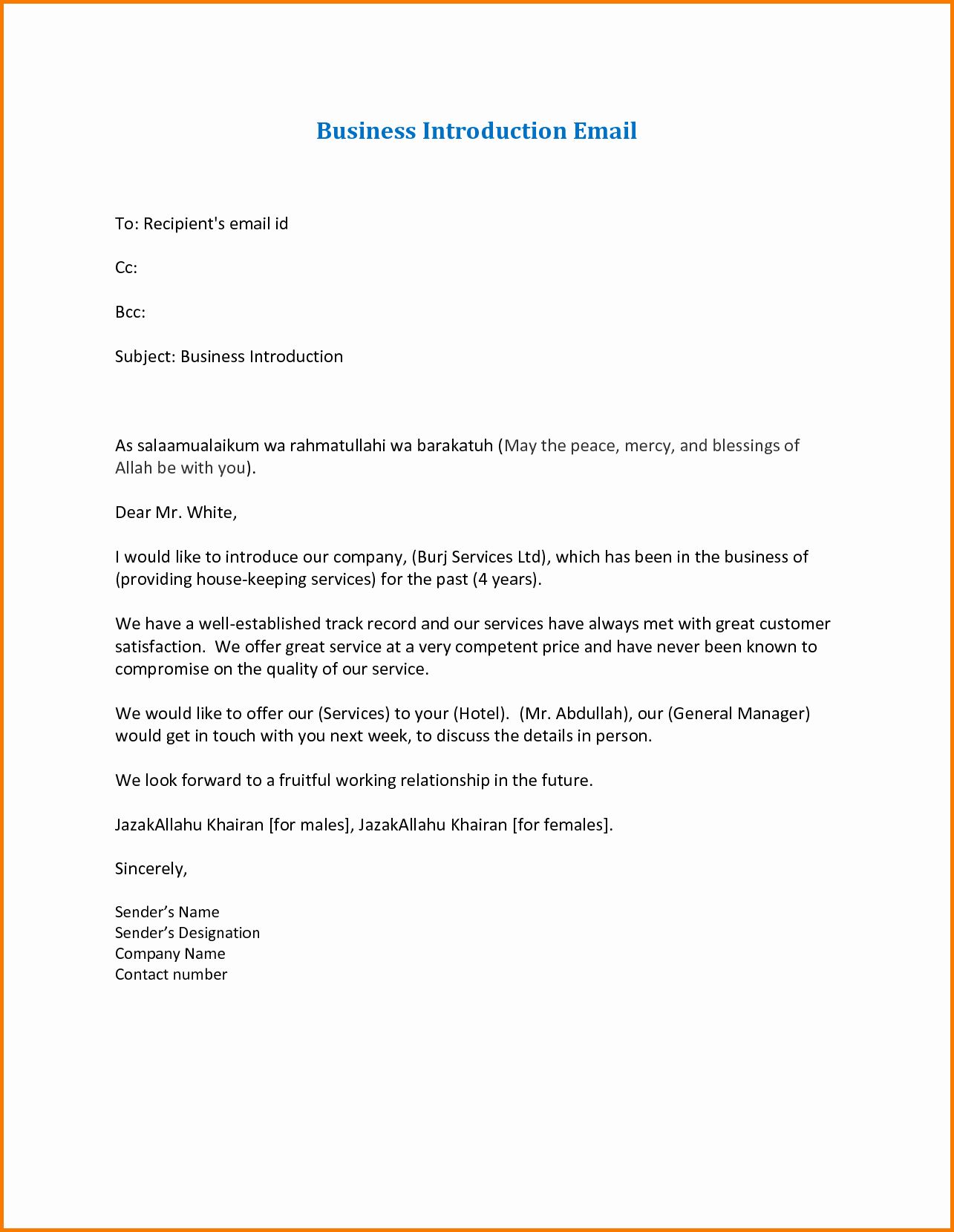 introduction letter for business on formal e mail template fresh pany introduction email template letter civil mail template business letter sample introduction letter