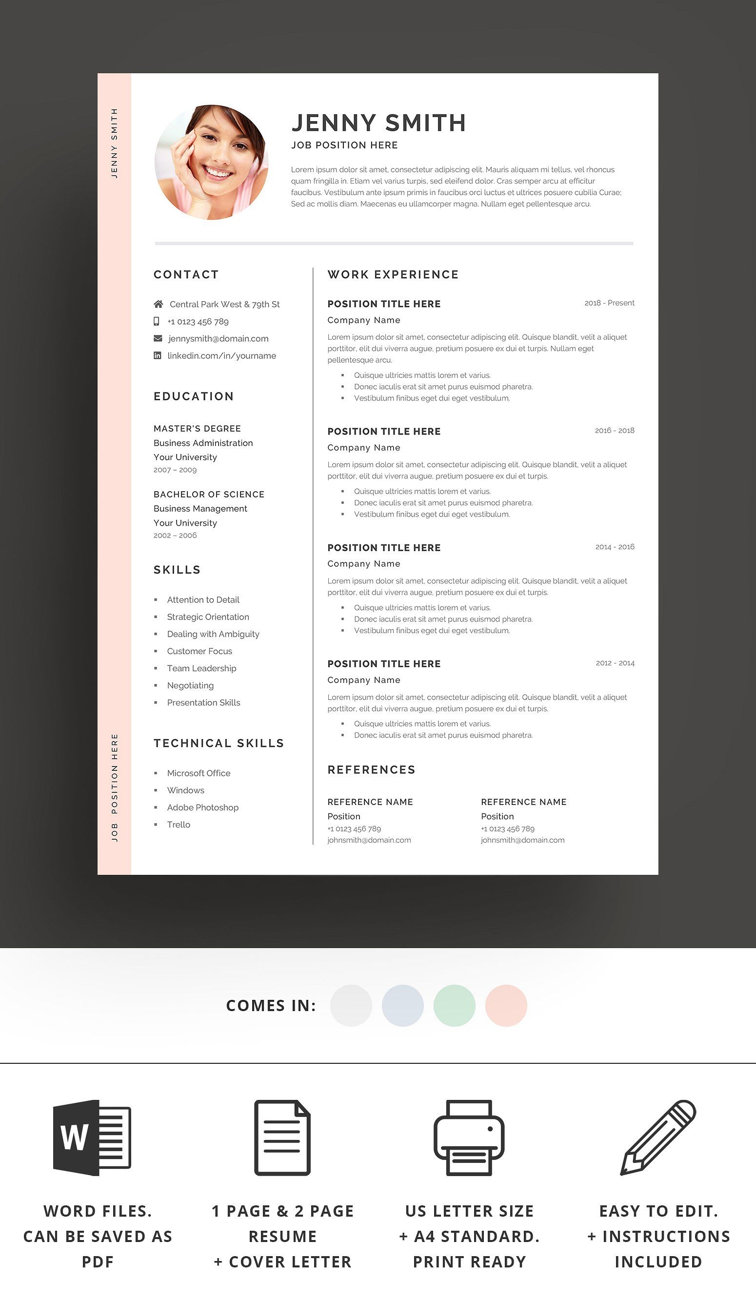 resume template word modern clean cv resume template word resume template how to make resume create free resume on resume template word modern clean cv resume template word resume template how to make resume