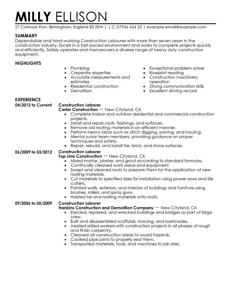 general warehouse worker resume on construction worker resume template job resume samples job resume samples job resume examples first job resume