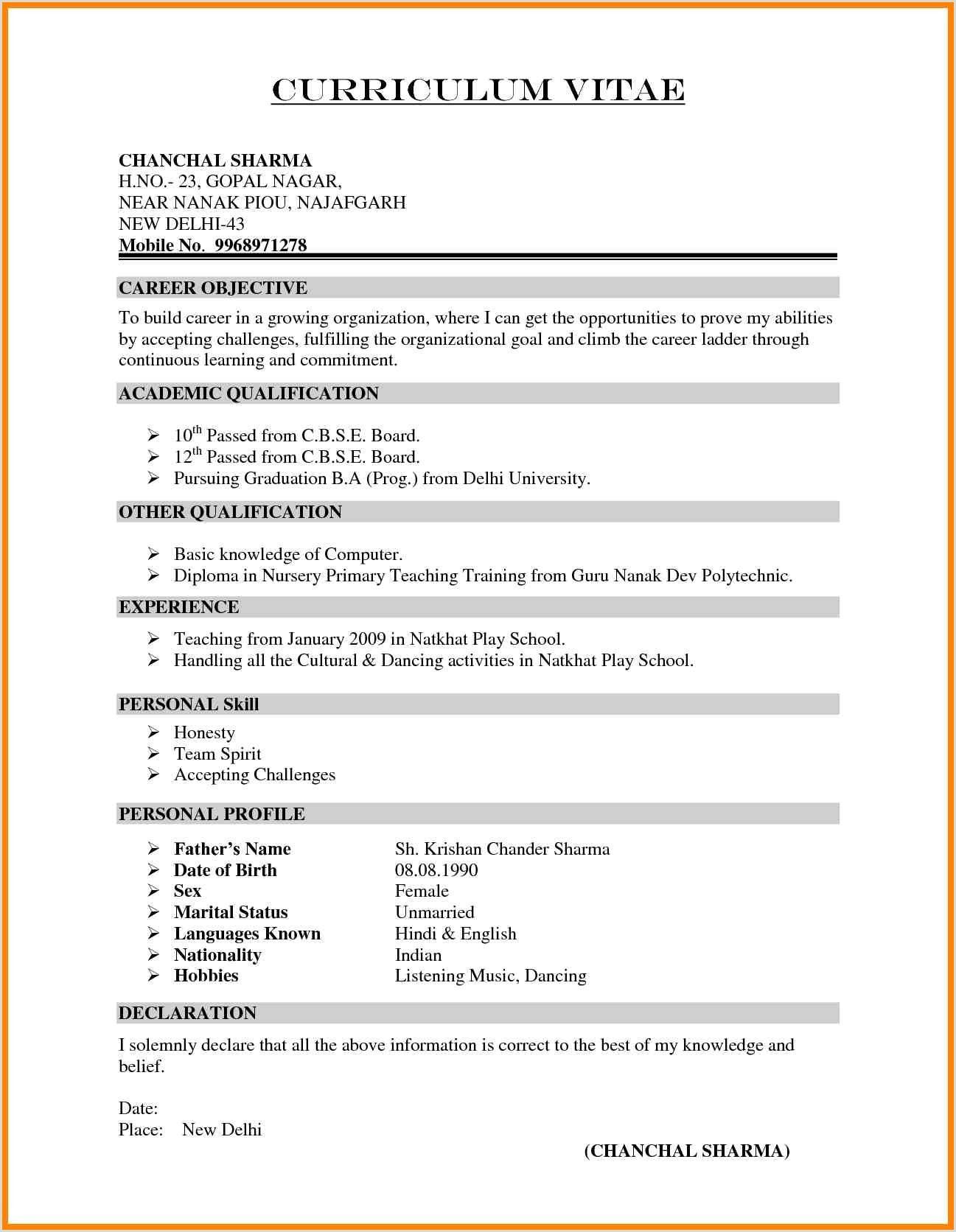 resume templates for freshers on 8 resume format for teachers teacherresume template microsoft free