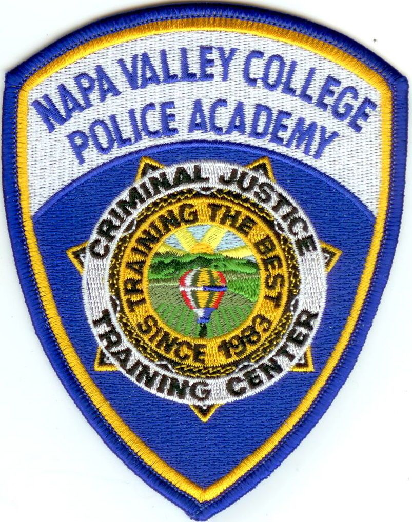 colleges for law enforcement on napa valley college police academy california 1st issue shoulder patch stained 24 95 police academy valley college police