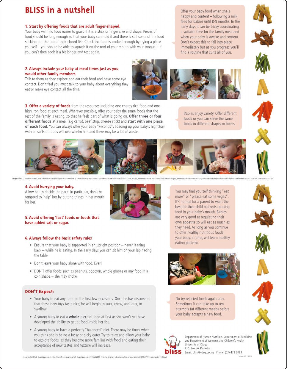 introduction on fast food on baby led introduction to solids bliss study a randomised controlled trial of a baby led approach to complement baby led weaning led weaning baby first foods