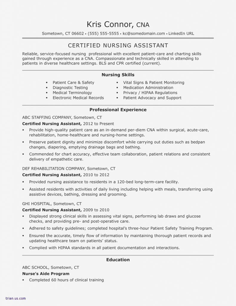 cna resume examples on pin on best resume template design ideas