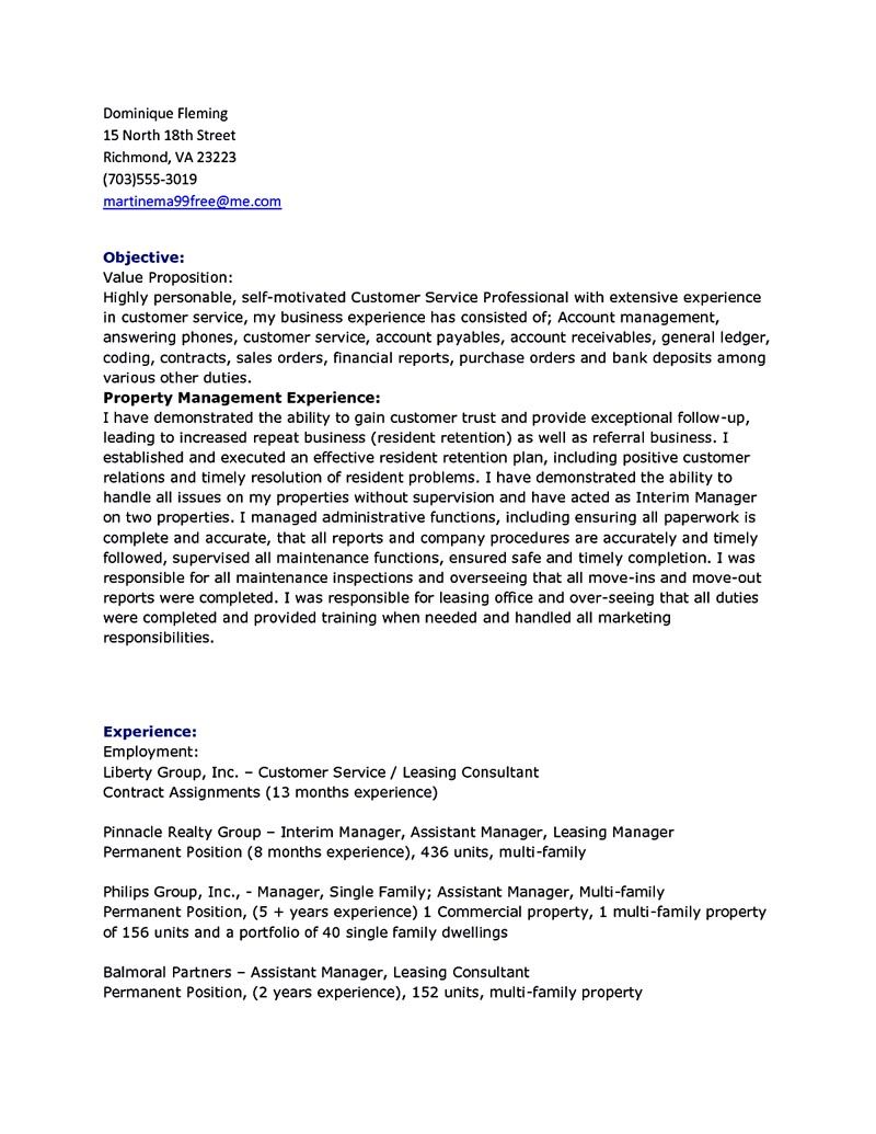 assistant property manager job description for resume on property manager resume should be rightly written to describe your skills as a property manager property manager or property management manager resume resume