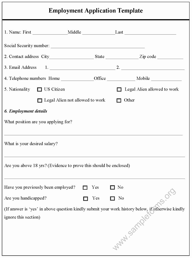 work application template on employment application form template awesome generic employment application form job application template employment application job application letter format
