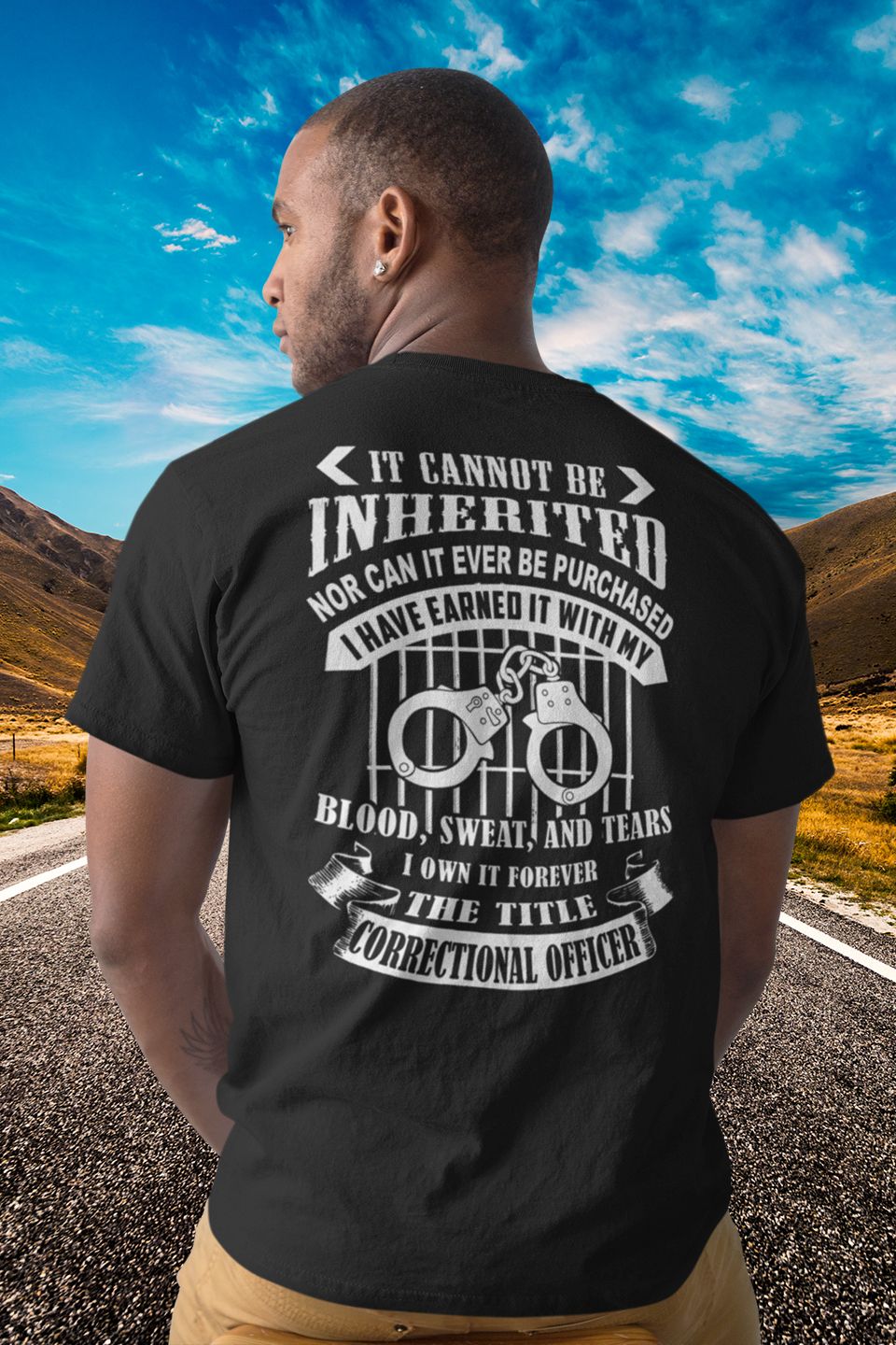 becoming a correctional officer on forever the title correctional officer correctional officer gift design available on tee shirt hoodi correctional officer prison officer best friend quotes
