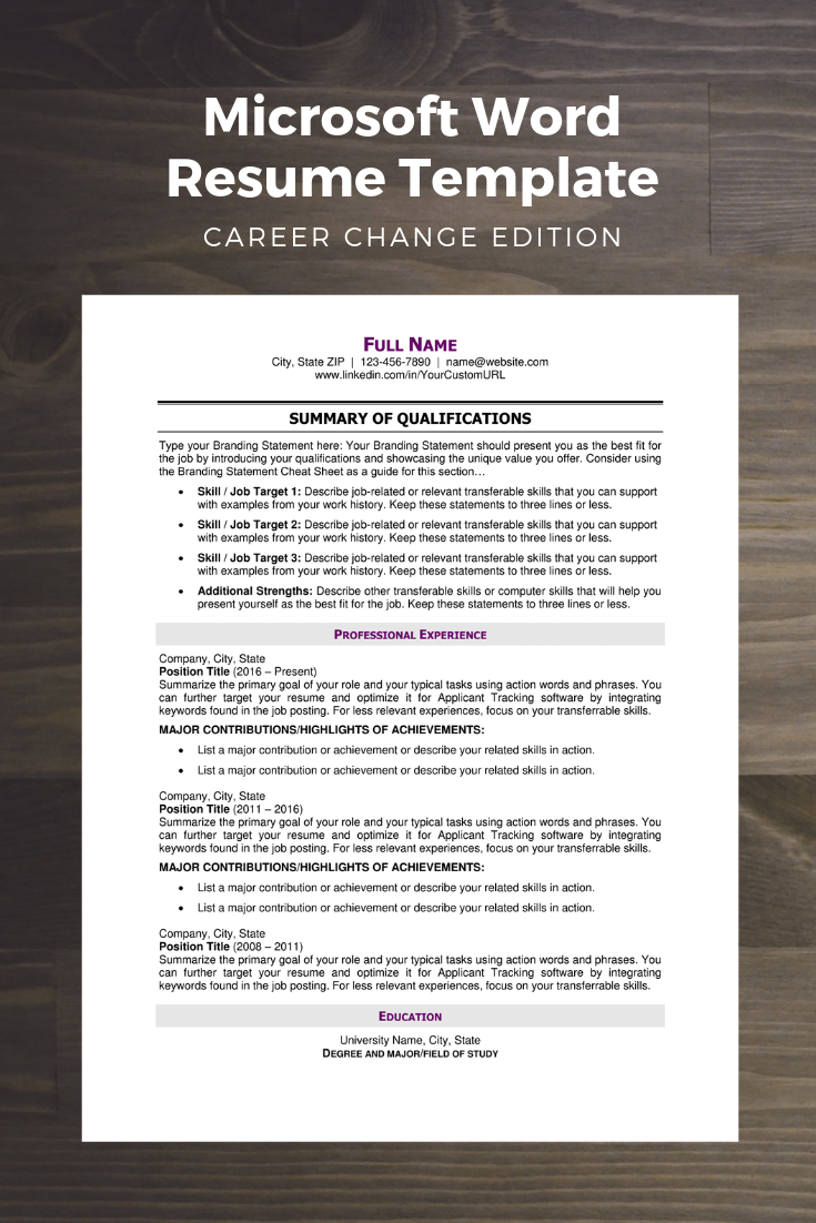 career change edition modern ats resume template job resume examples career change microsoft word document career change resume writing services on career change edition modern ats resume template job resume examples career change microsoft word document
