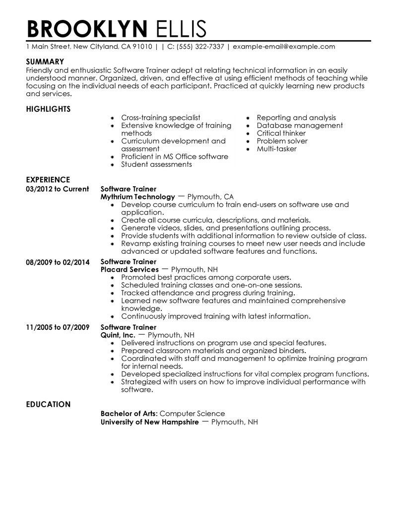 example professional resumes on 11 amazing it resume examples livecareer inside it resume resume examples good resume examples sample resume