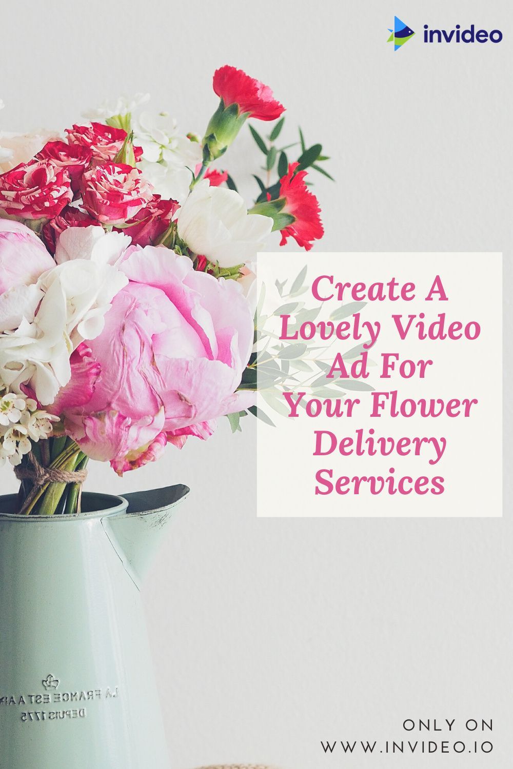 video editor service on flower delivery ad template invideo online video editor flower delivery flower delivery service pinterest video