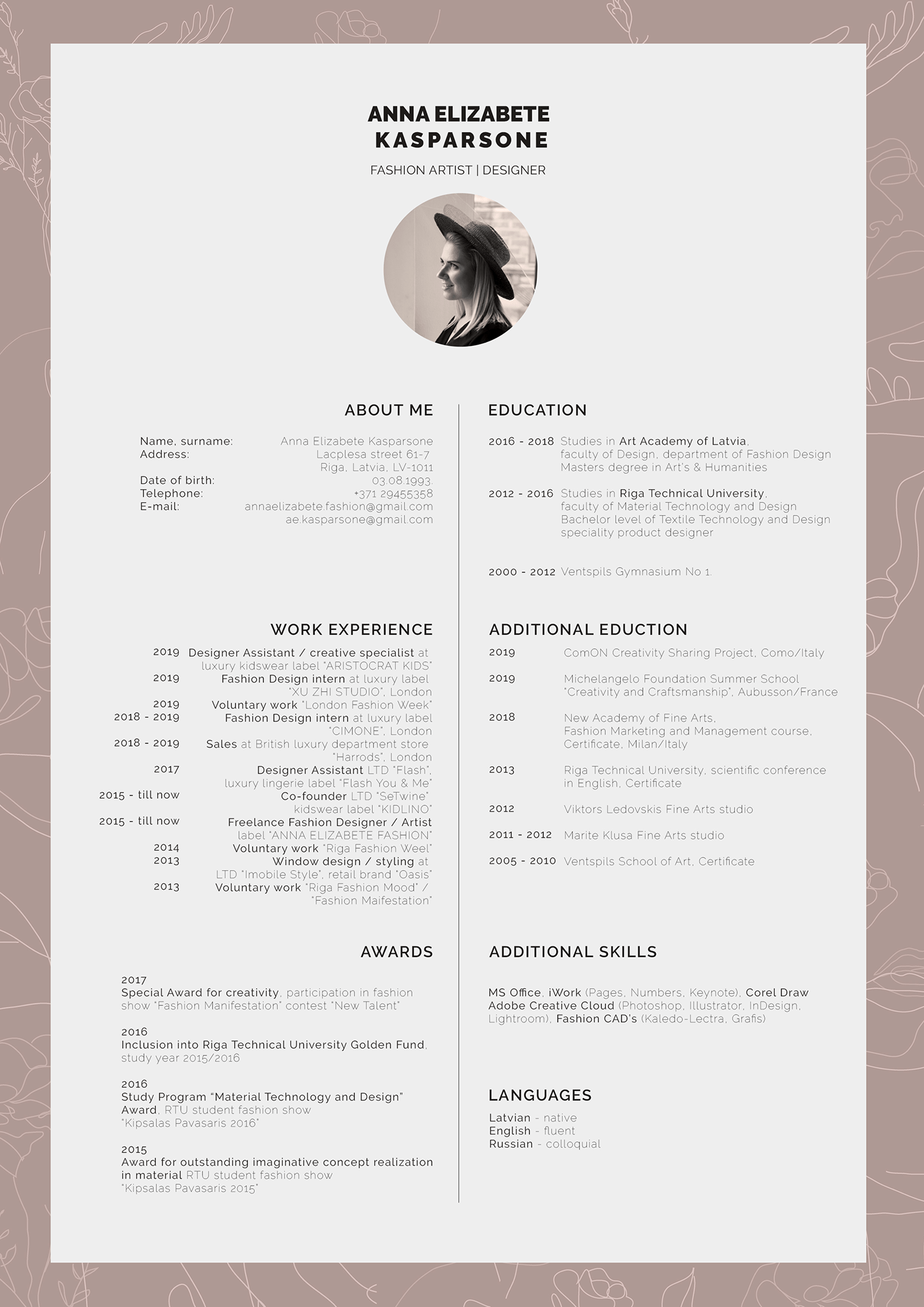 my favorites panosundaki pin creative artist resume template on my favorites panosundaki pin