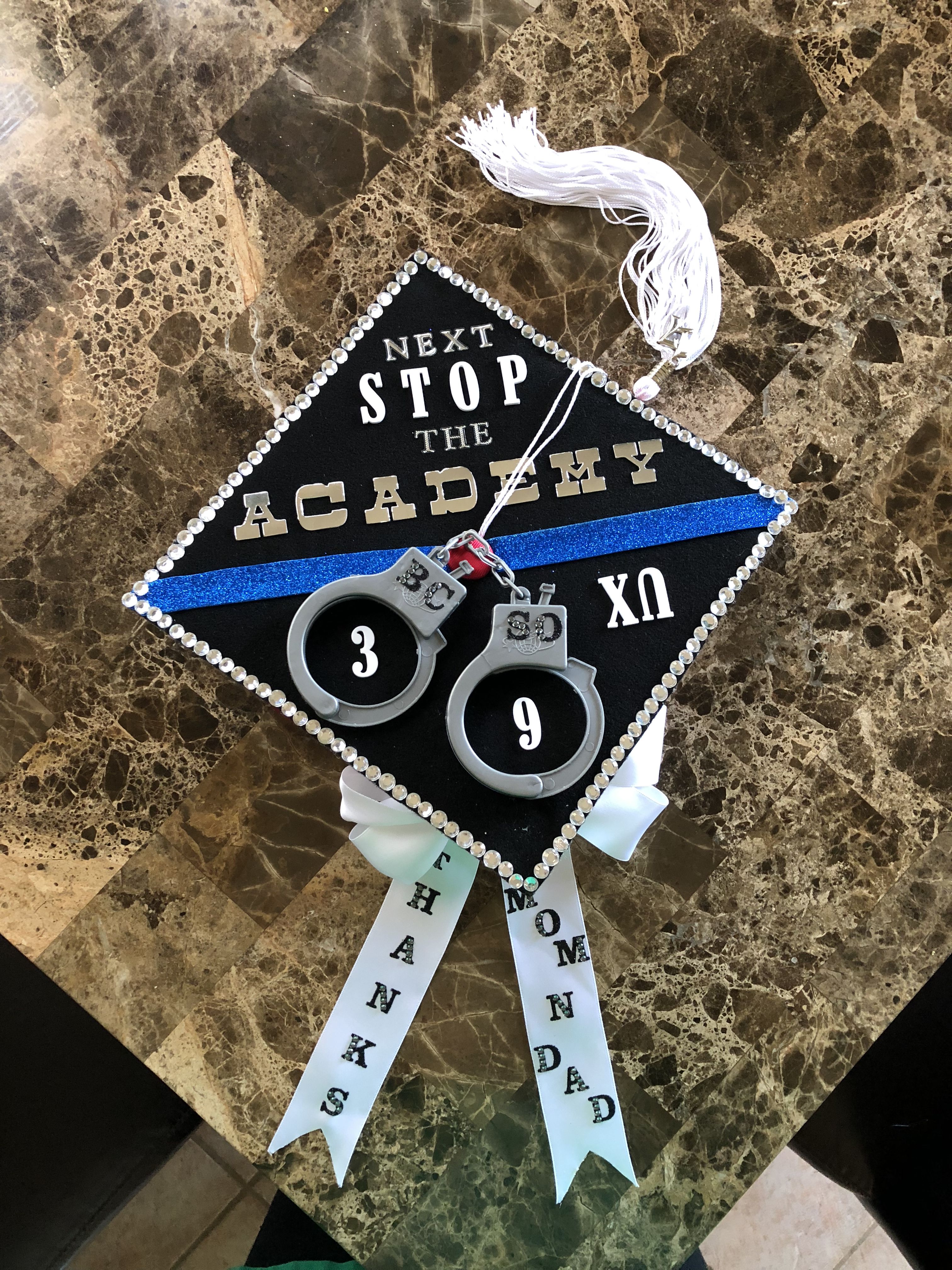 colleges for law enforcement on grad cap criminology law enforcement police academy college graduation cap decoration high school graduation cap decoration graduation cap decoration