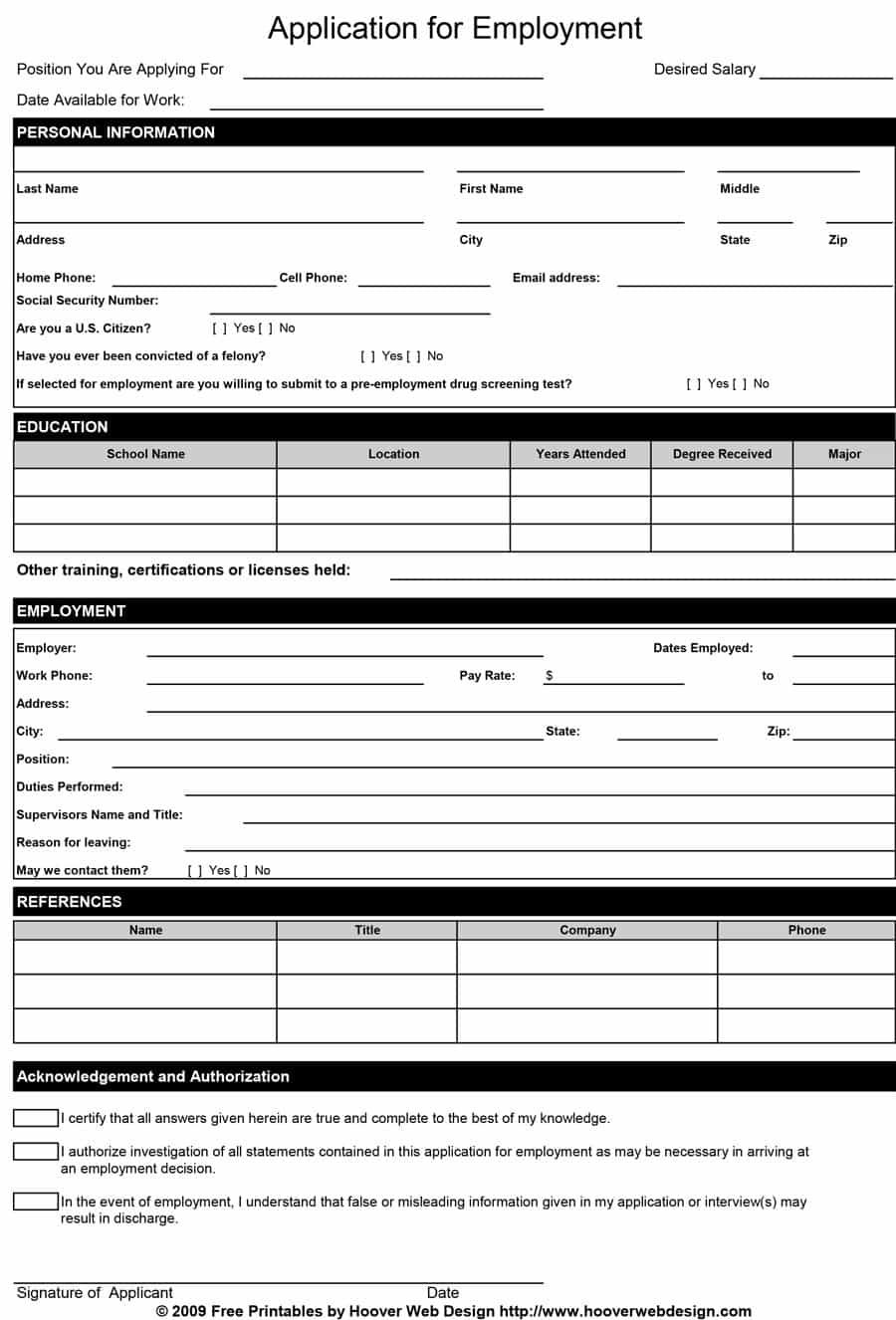 work application template on image result for application form for employment employment application printable job applications job application form